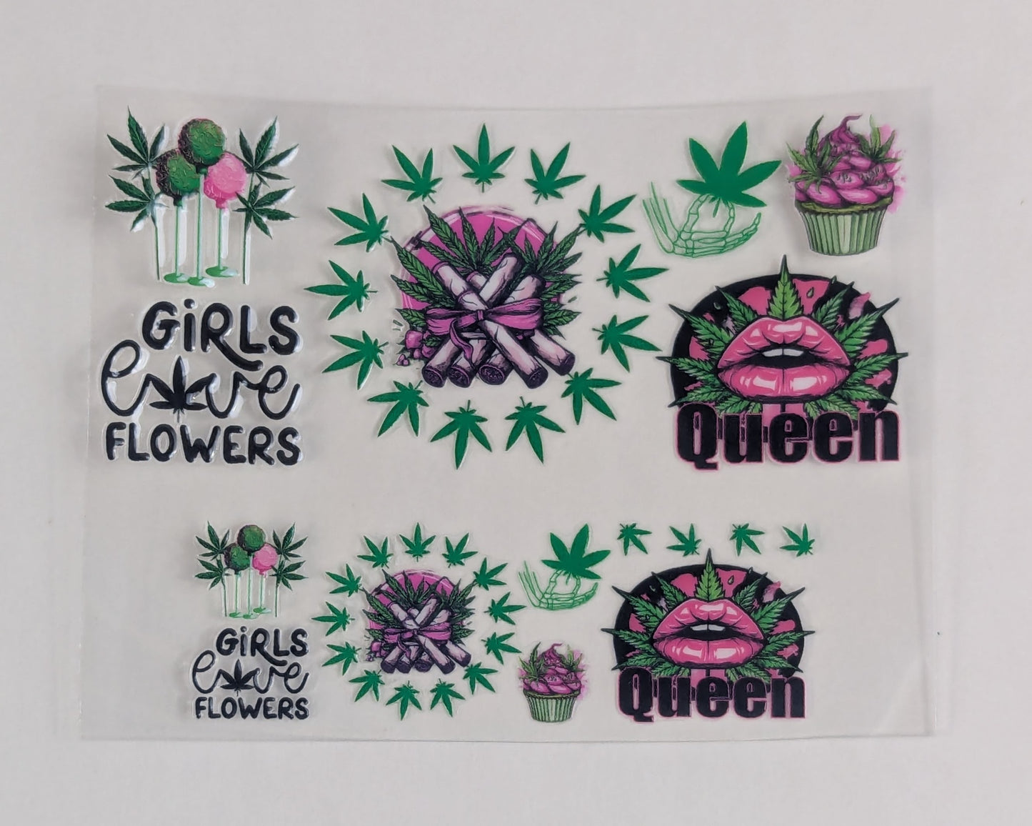 Mini Tumbler Keychain UV/DTF Wraps - 420 (1) - Multiple Designs Available