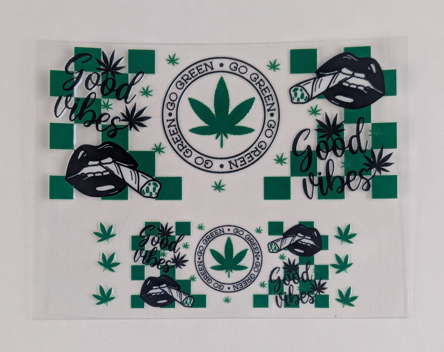 Mini Tumbler Keychain UV/DTF Wraps - 420 (1) - Multiple Designs Available