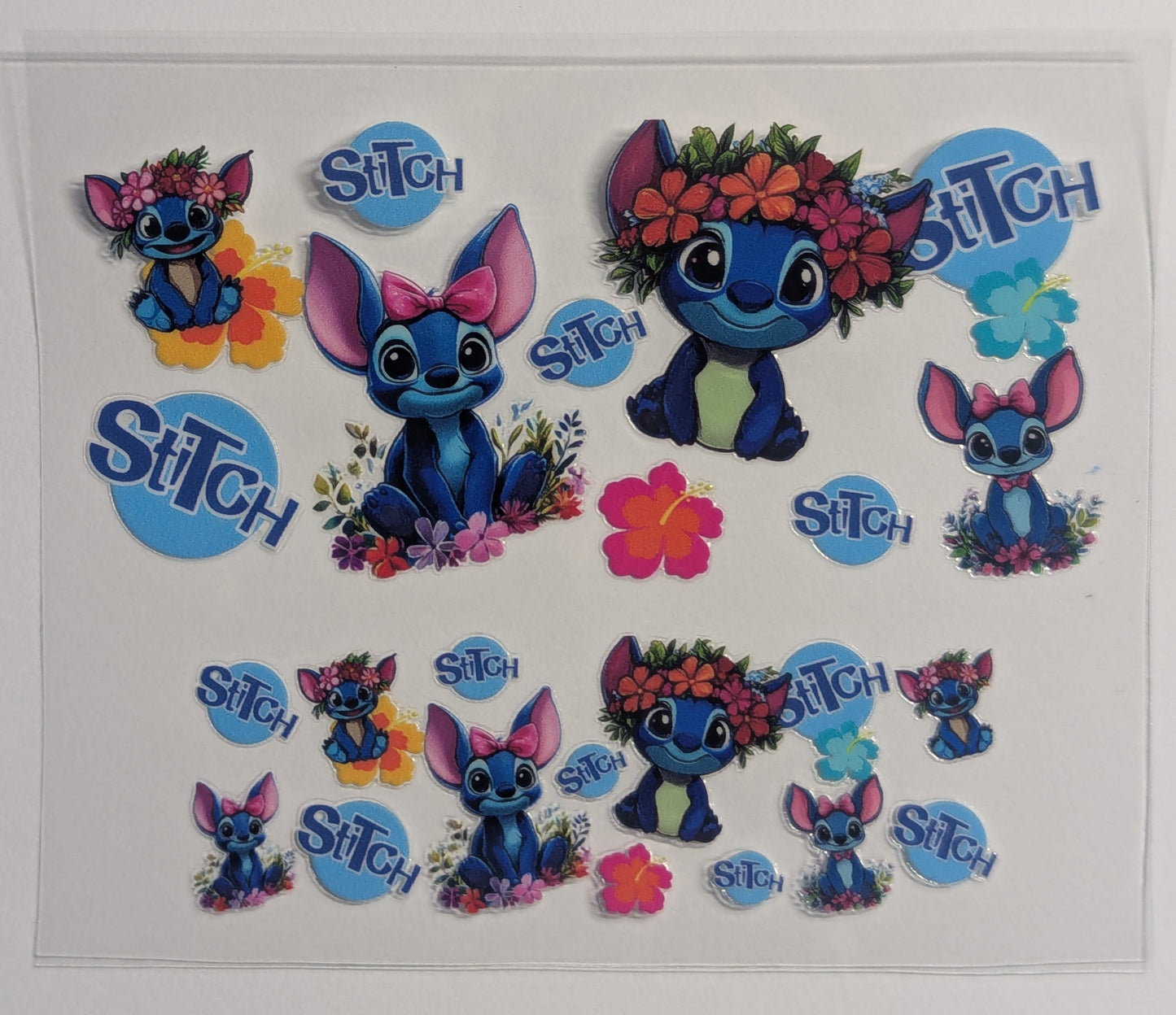 Mini Tumbler Keychain UV/DTF Wraps - Blue Alien - Multiple Designs Available