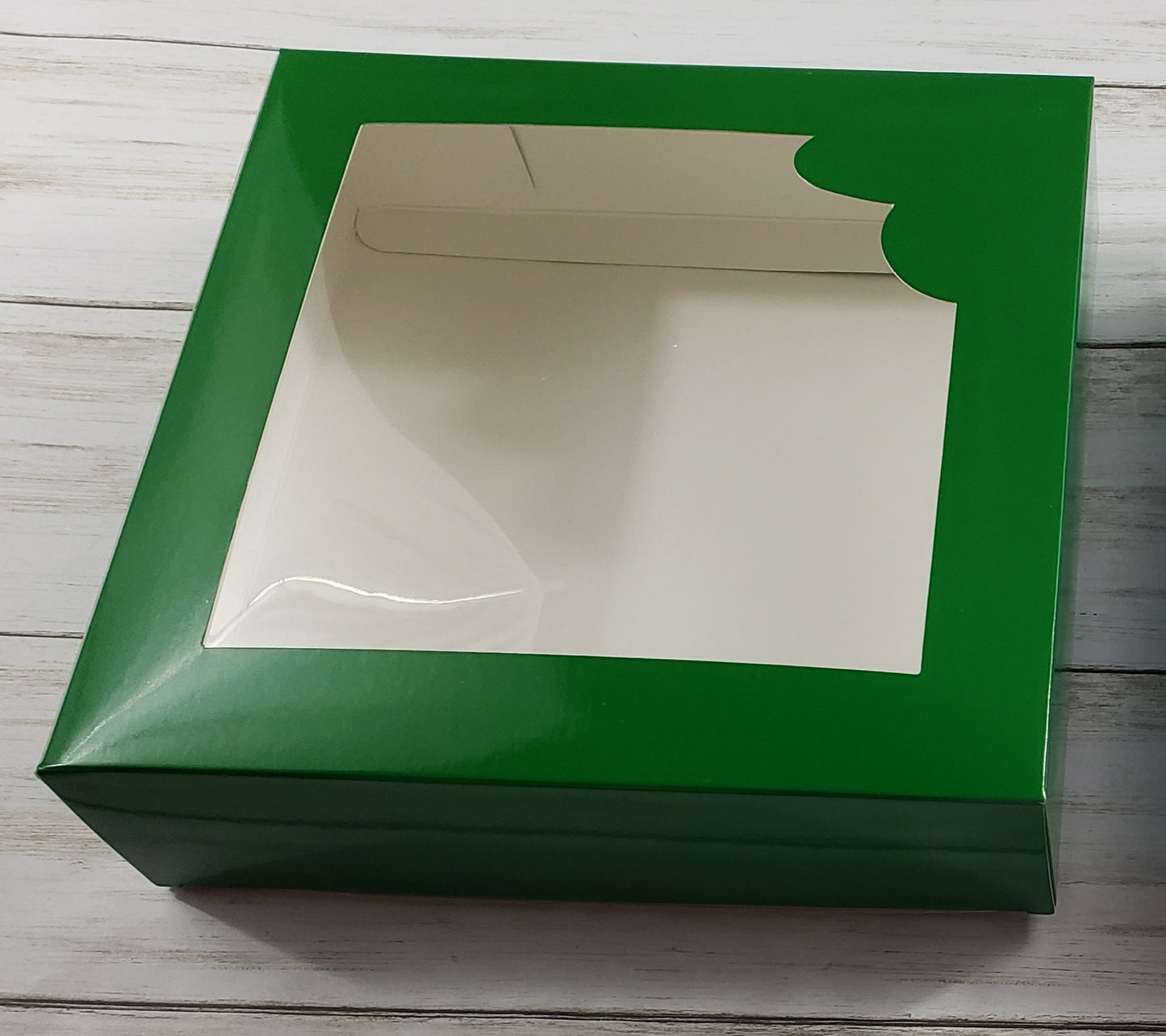 Blue or Green Display Box - 8.5" x 8.5" x 2.25"