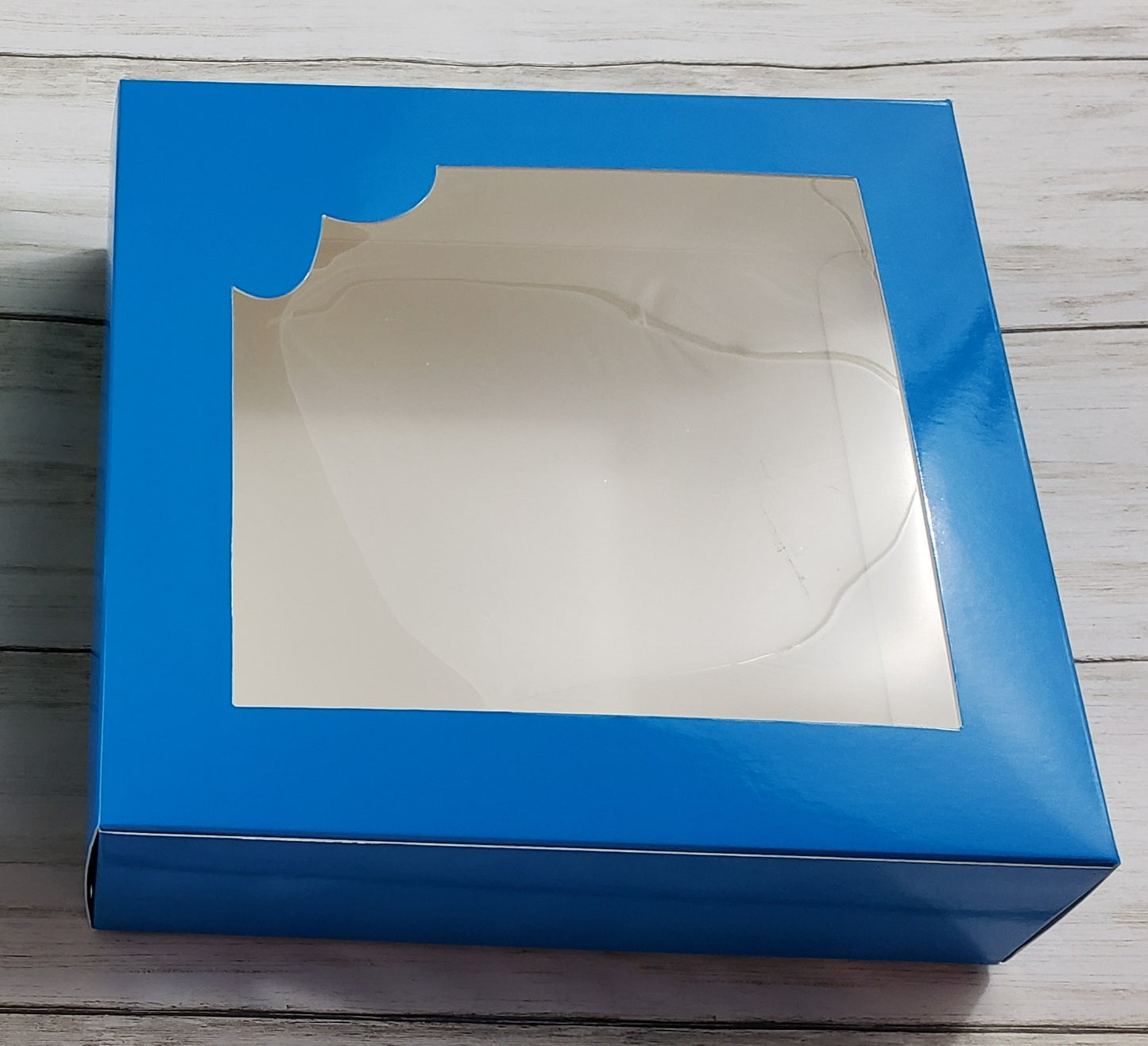 Blue or Green Display Box - 8.5" x 8.5" x 2.25"