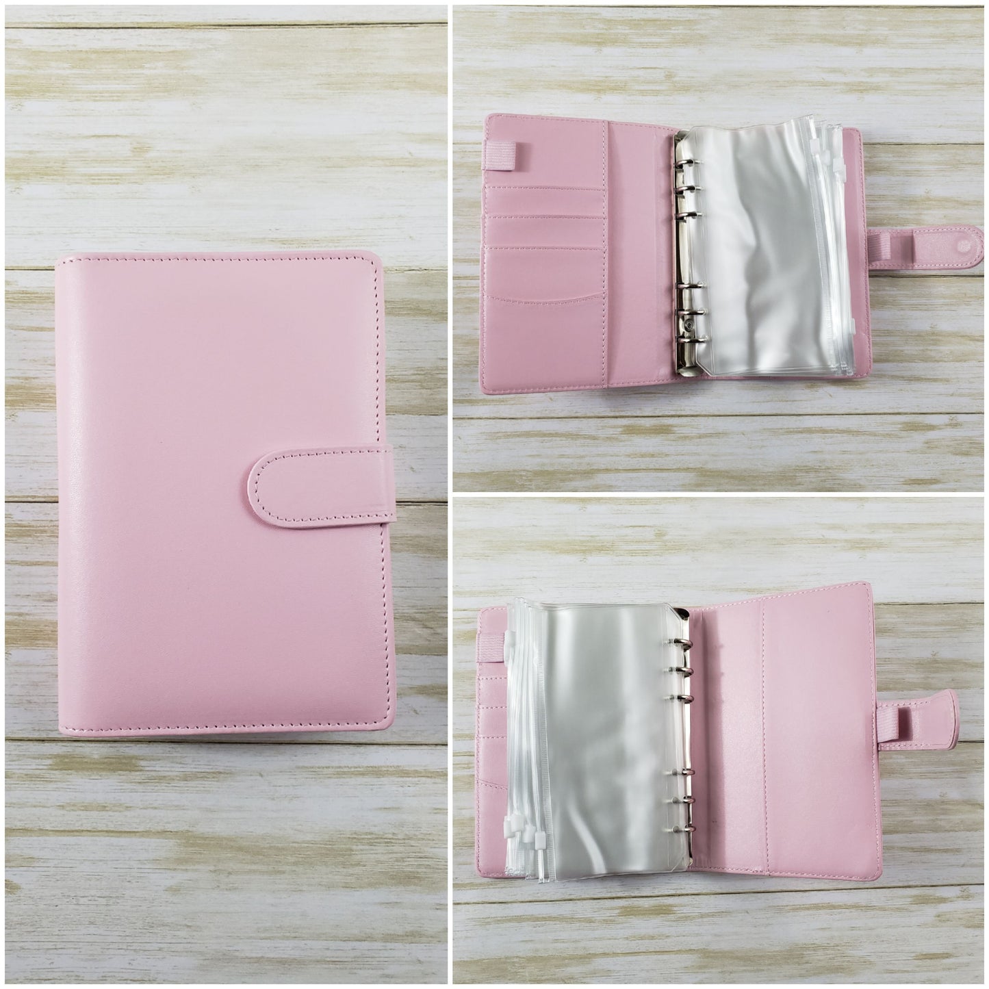 A6 Budget Binder with 12 Envelopes – Durable PU Leather with Magnetic Closure – Available in 6 Colors