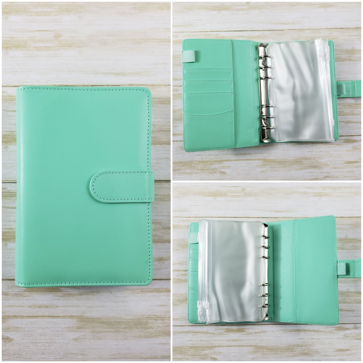 A6 Budget Binder with 12 Envelopes – Durable PU Leather with Magnetic Closure – Available in 6 Colors