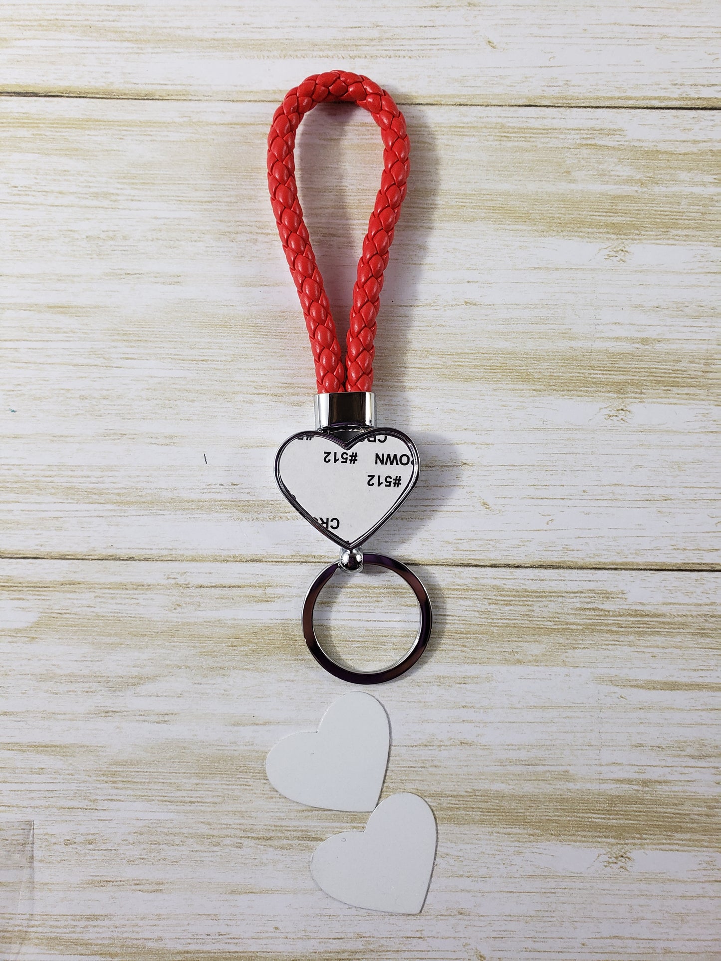 Sublimation Blank - Rope Keychain - Multiple Shapes and Colors Available