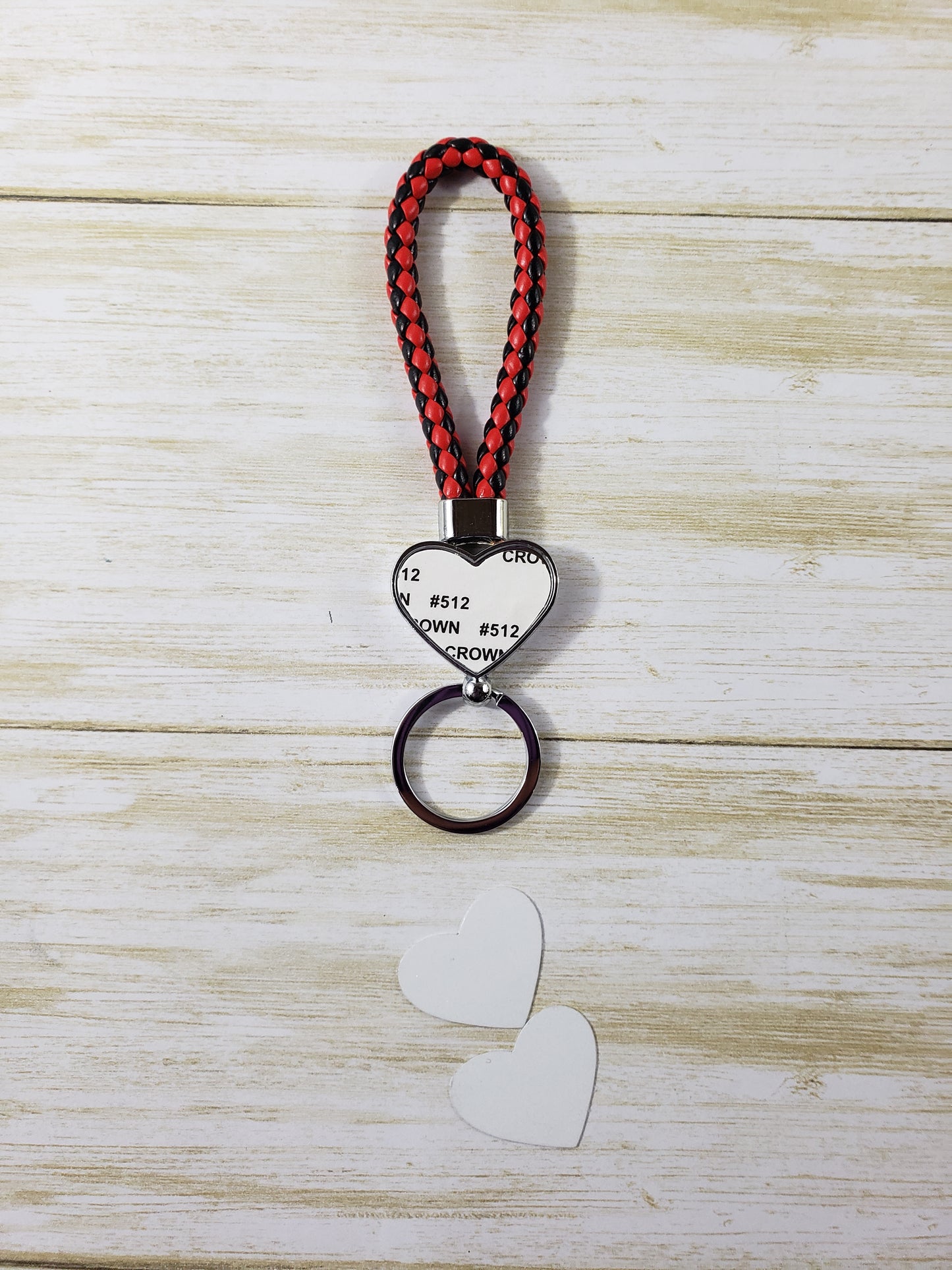 Sublimation Blank - Rope Keychain - Multiple Shapes and Colors Available
