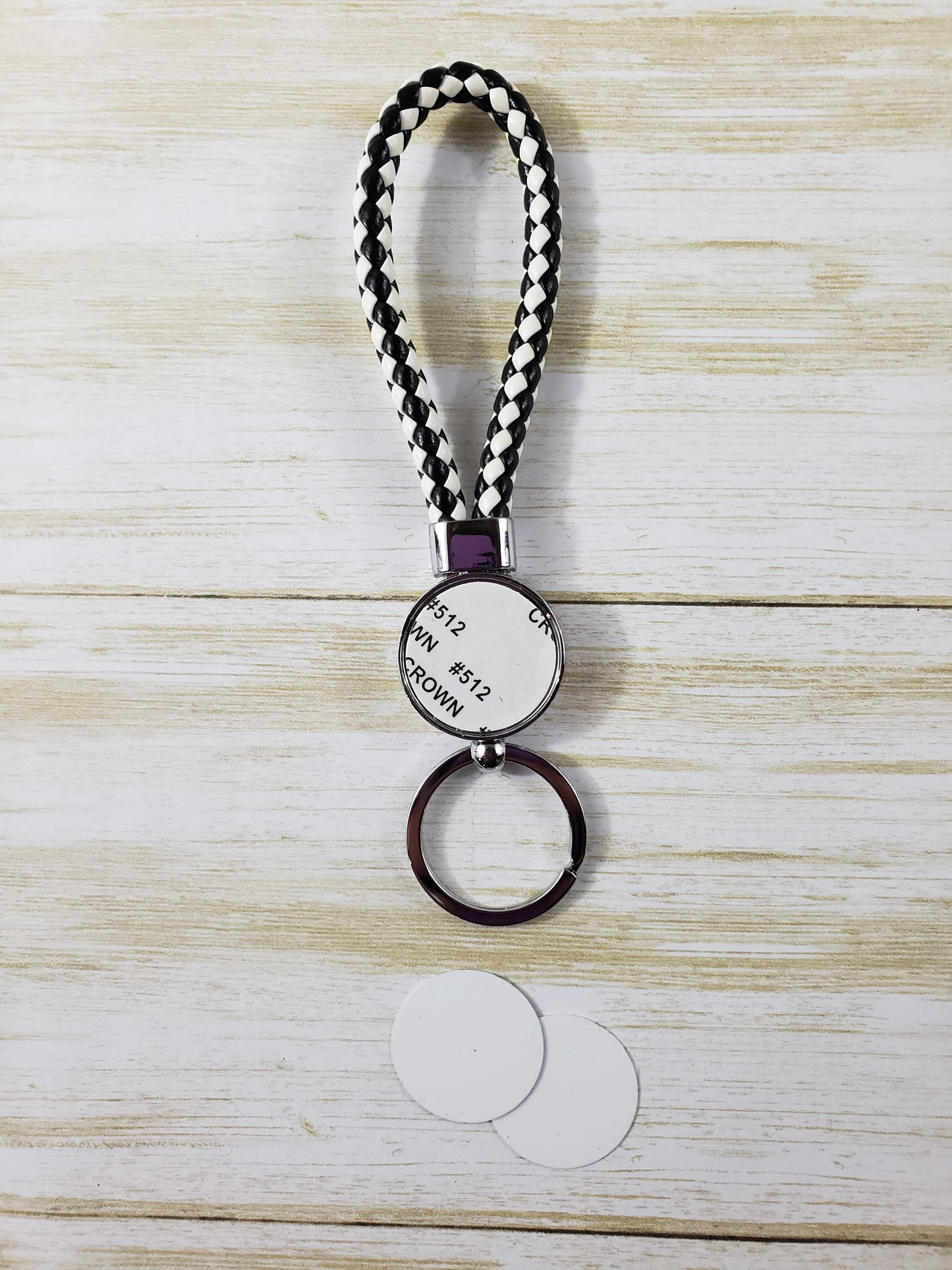 Sublimation Blank - Rope Keychain - Multiple Shapes and Colors Available