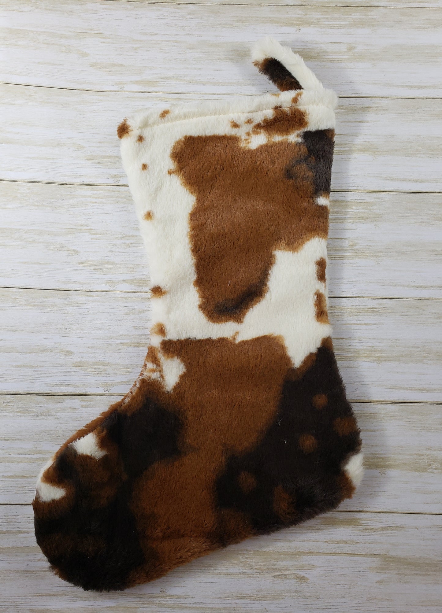 Faux Fur Stocking – Soft and Fuzzy Holiday Stocking
