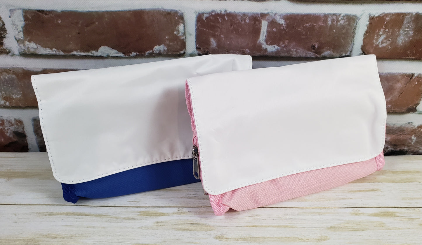 Sublimation Blank - Pencil Case - Multiple Colors Available