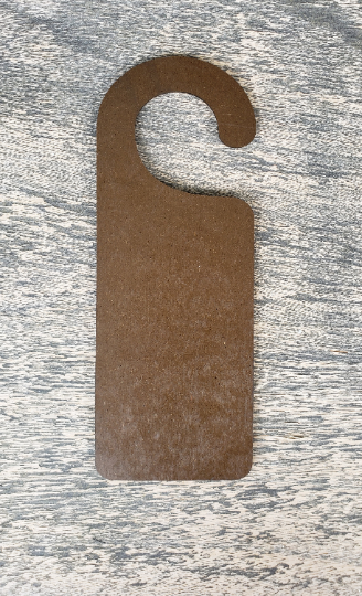 Sublimation Blank - MDF Door Hanger - 1 Sided