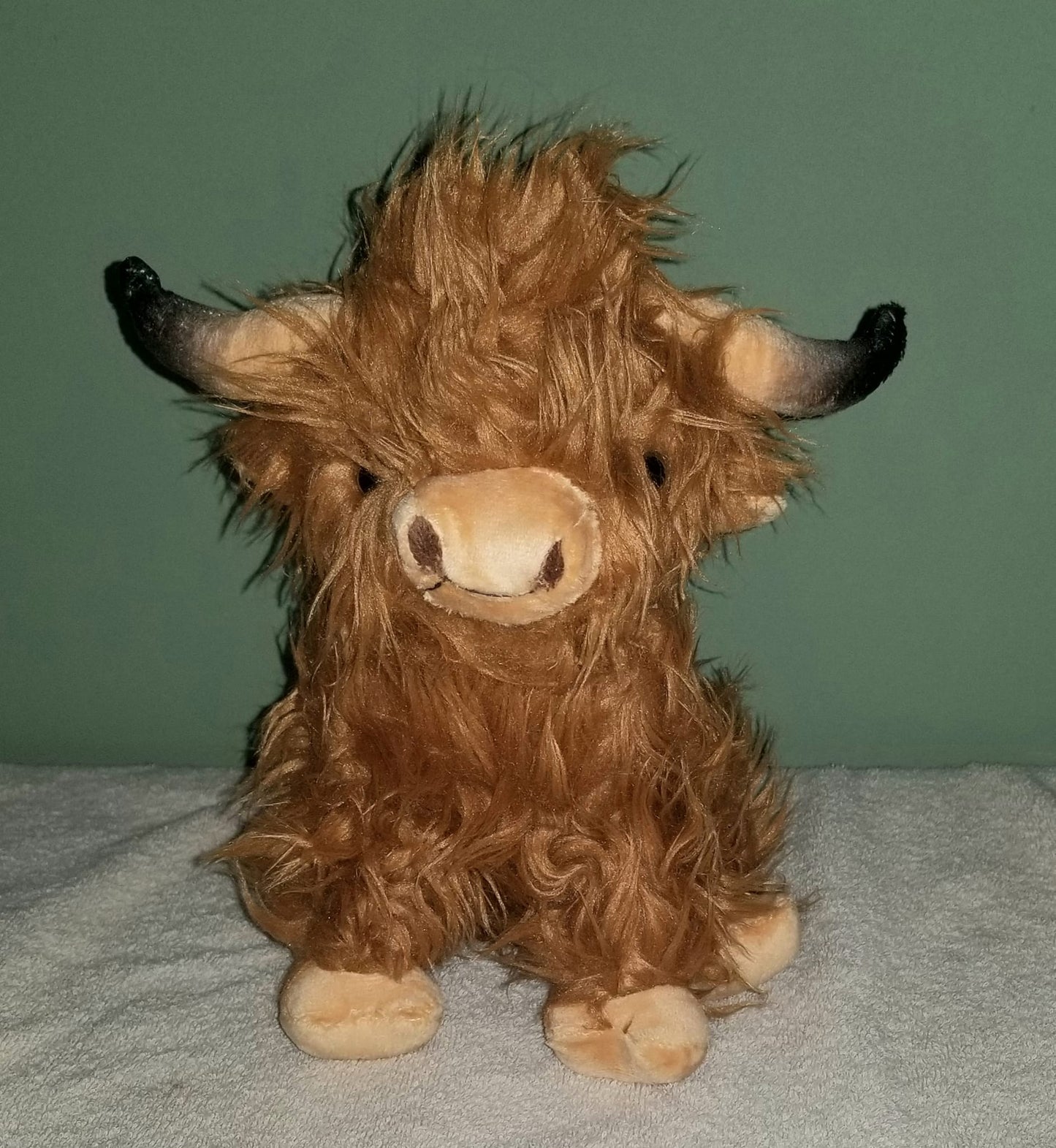 Super Soft Highland Cow Stuffed Animal - 10" Tall