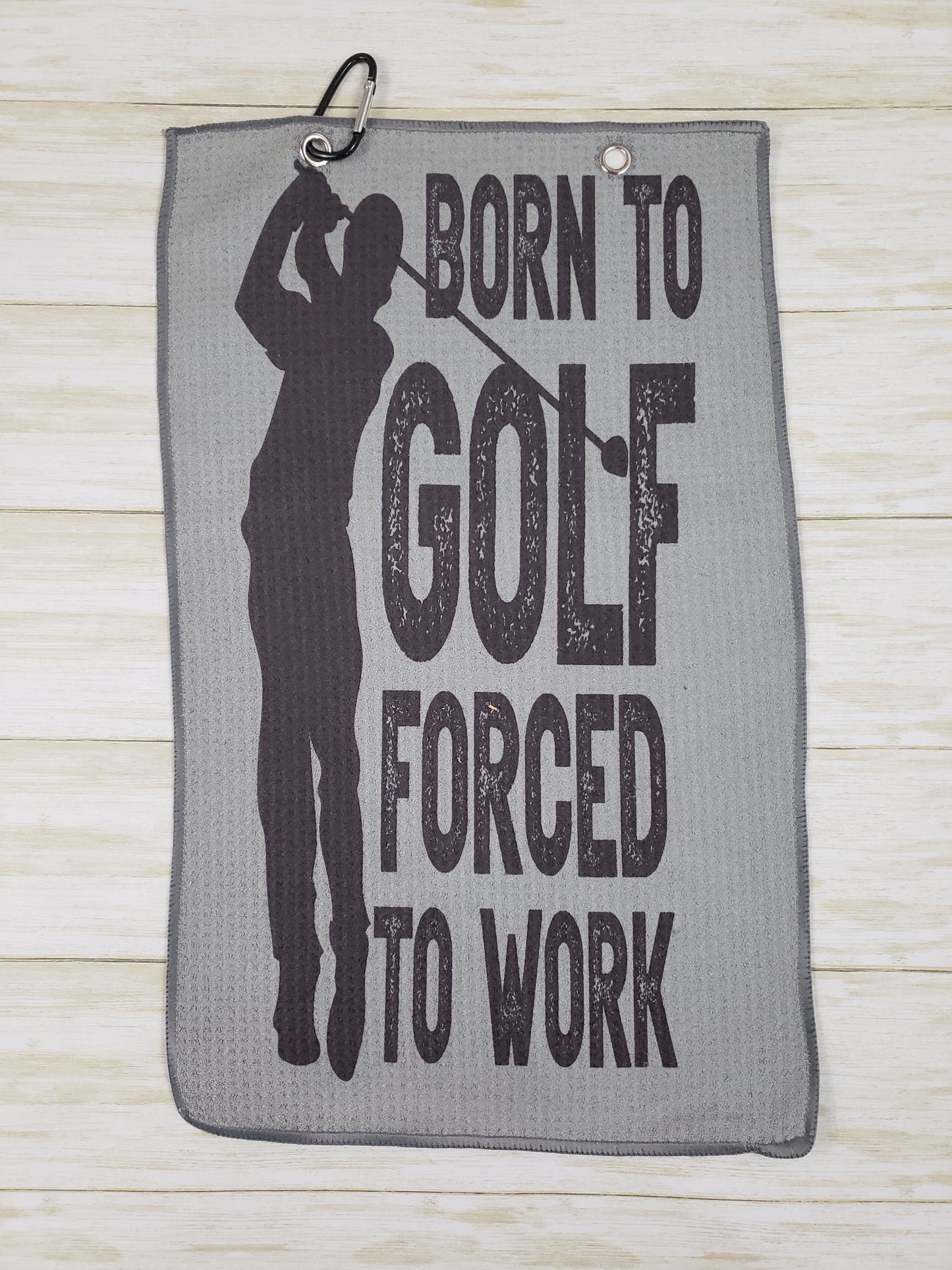 Sports Towels with Sublimated Design and Carabiner Hook - Golf, Pickleball, Disc Golf