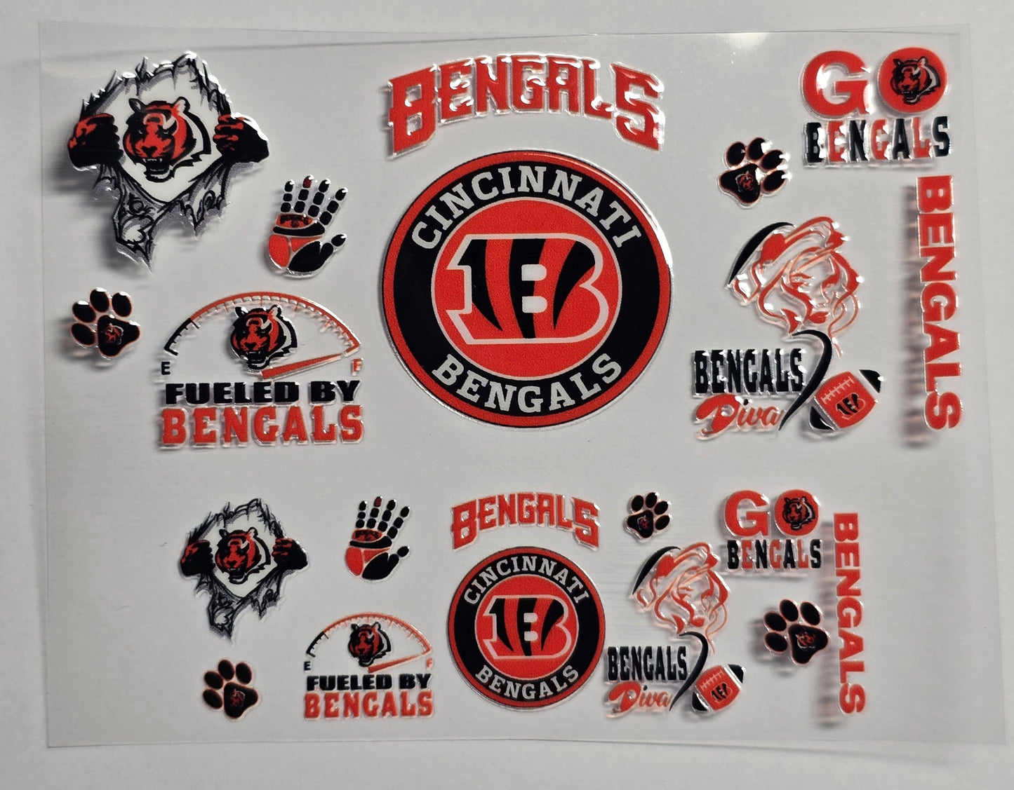 Mini Tumbler Keychain UV/DTF Wraps - Football 5 - Multiple Designs Available