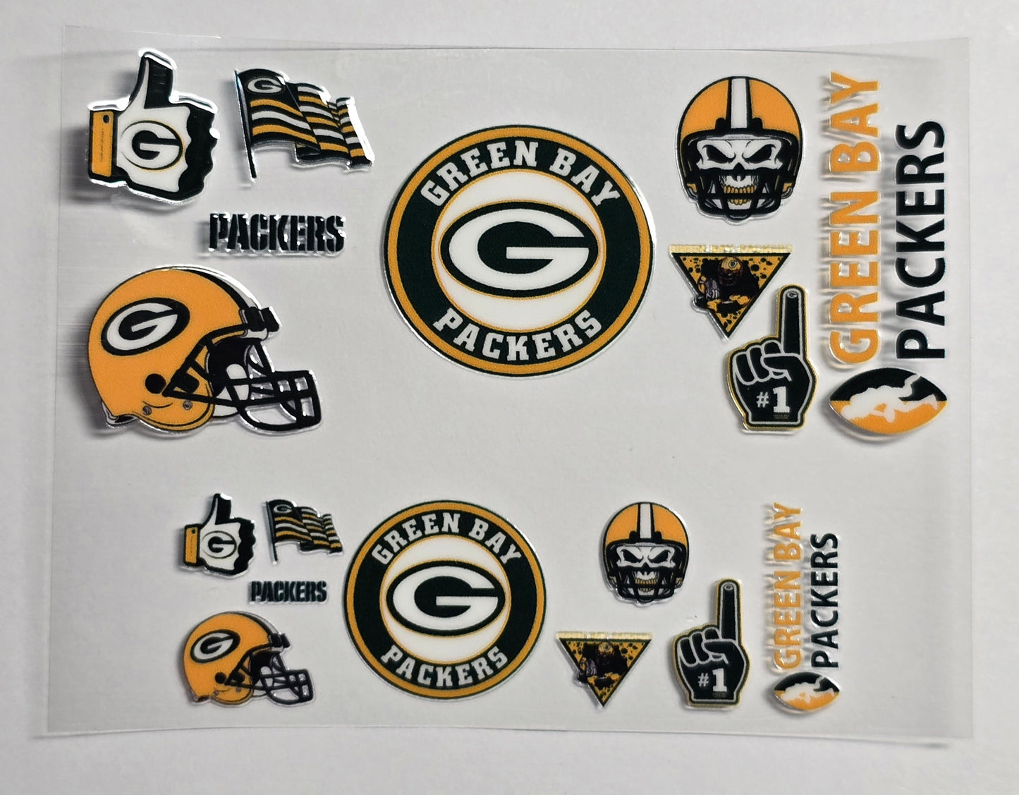 Mini Tumbler Keychain UV/DTF Wraps - Football 5 - Multiple Designs Available