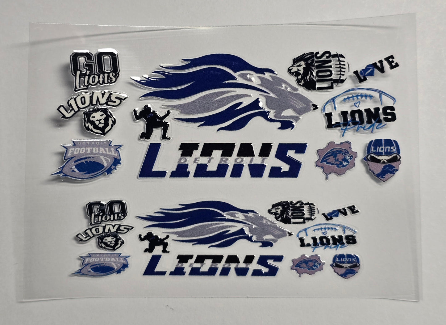 Mini Tumbler Keychain UV/DTF Wraps - Football 6 - Multiple Designs Available