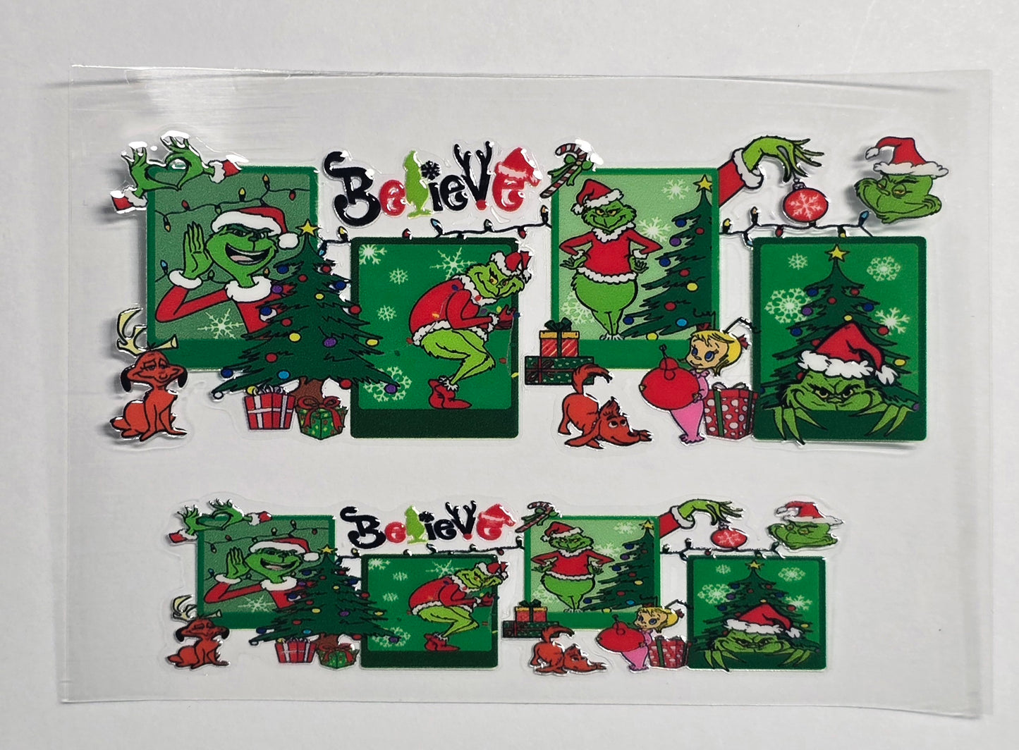 Mini Tumbler Keychain UV/DTF Wraps - Green Guy 2 - Multiple Designs Available