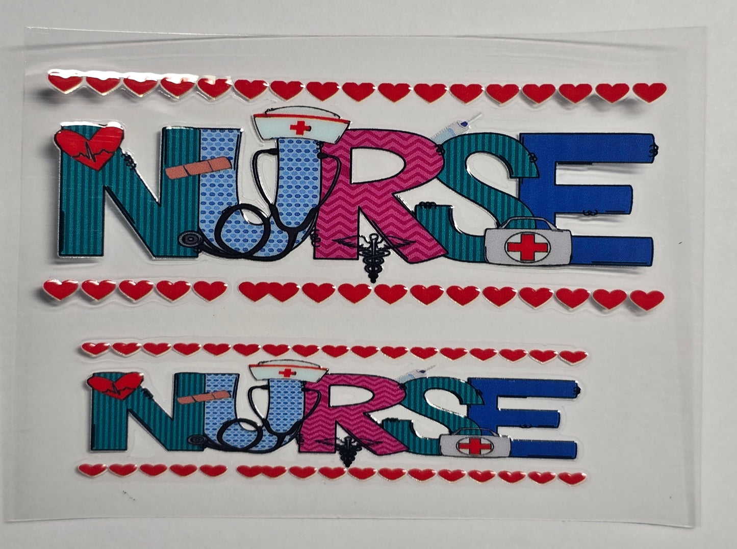 Mini Tumbler Keychain UV/DTF Wraps - Nurse 3