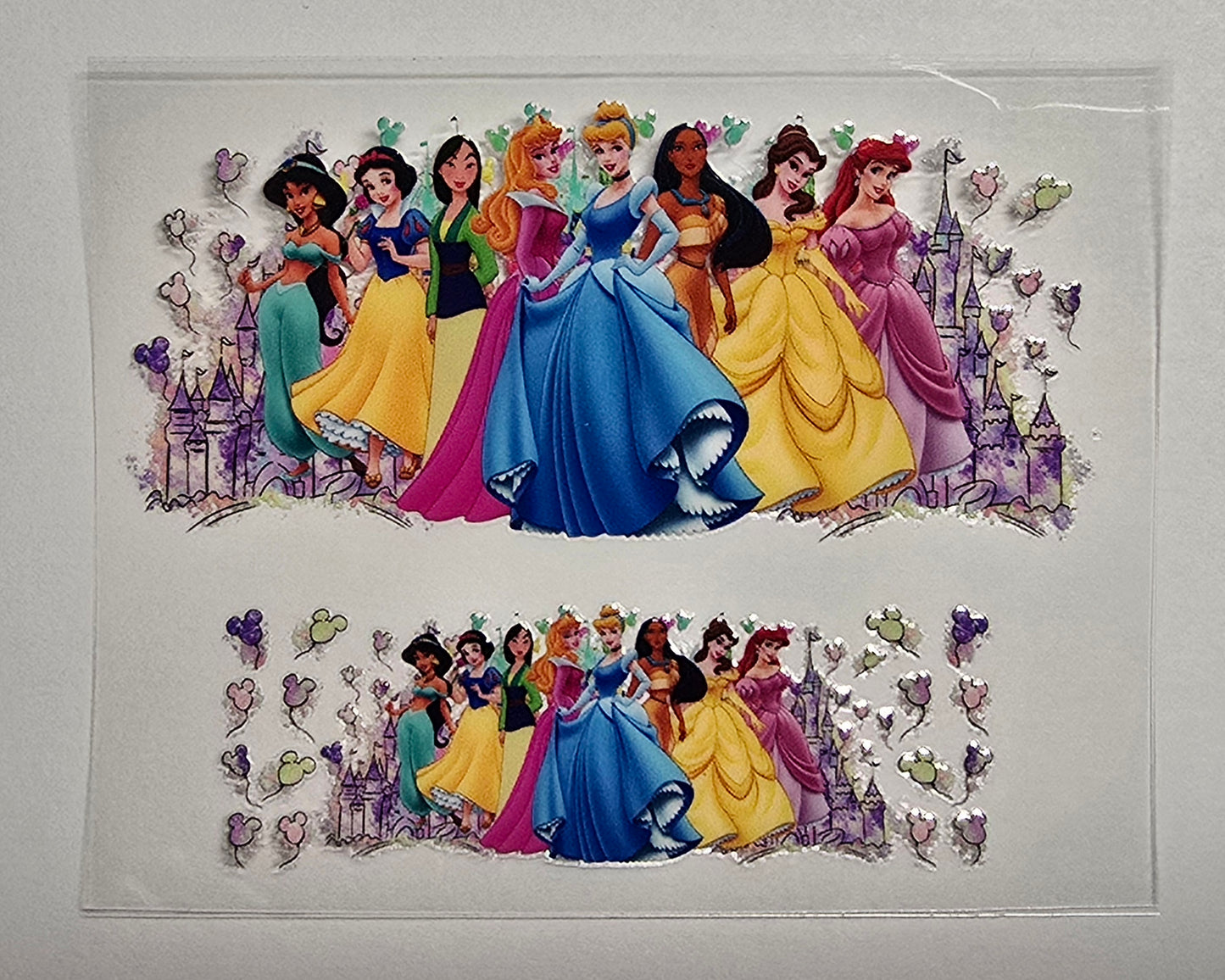 Mini Tumbler Keychain UV/DTF Wraps - Animation Princess - Multiple Designs Available