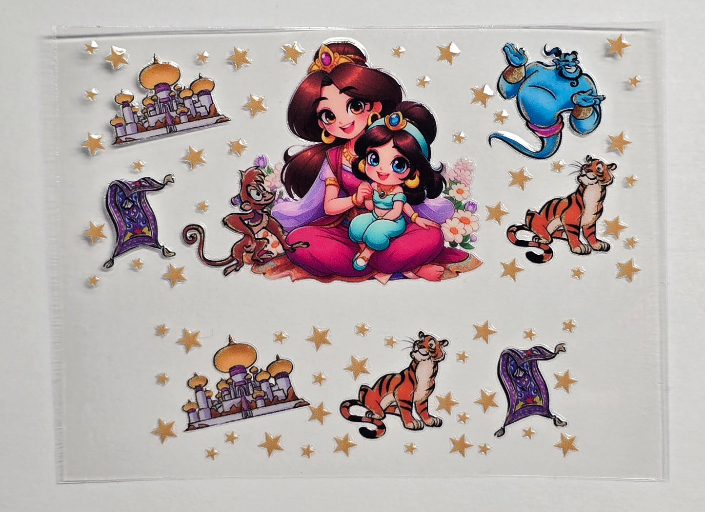Mini Tumbler Keychain UV/DTF Wraps - Animation Princess - Multiple Designs Available