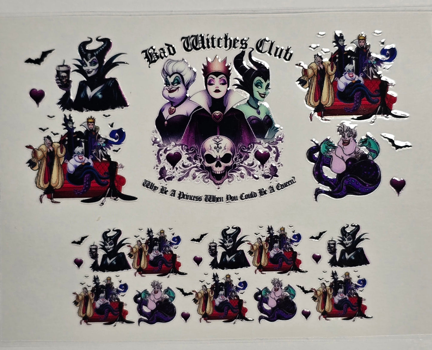 Mini Tumbler Keychain UV/DTF Wraps - Animation Villain - Multiple Designs Available
