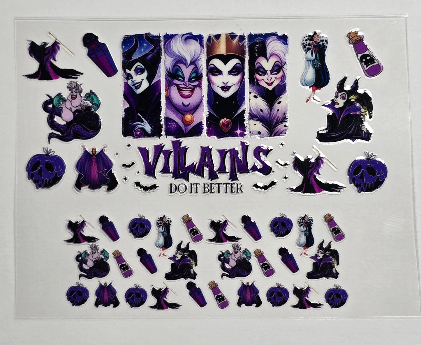 Mini Tumbler Keychain UV/DTF Wraps - Animation Villain - Multiple Designs Available