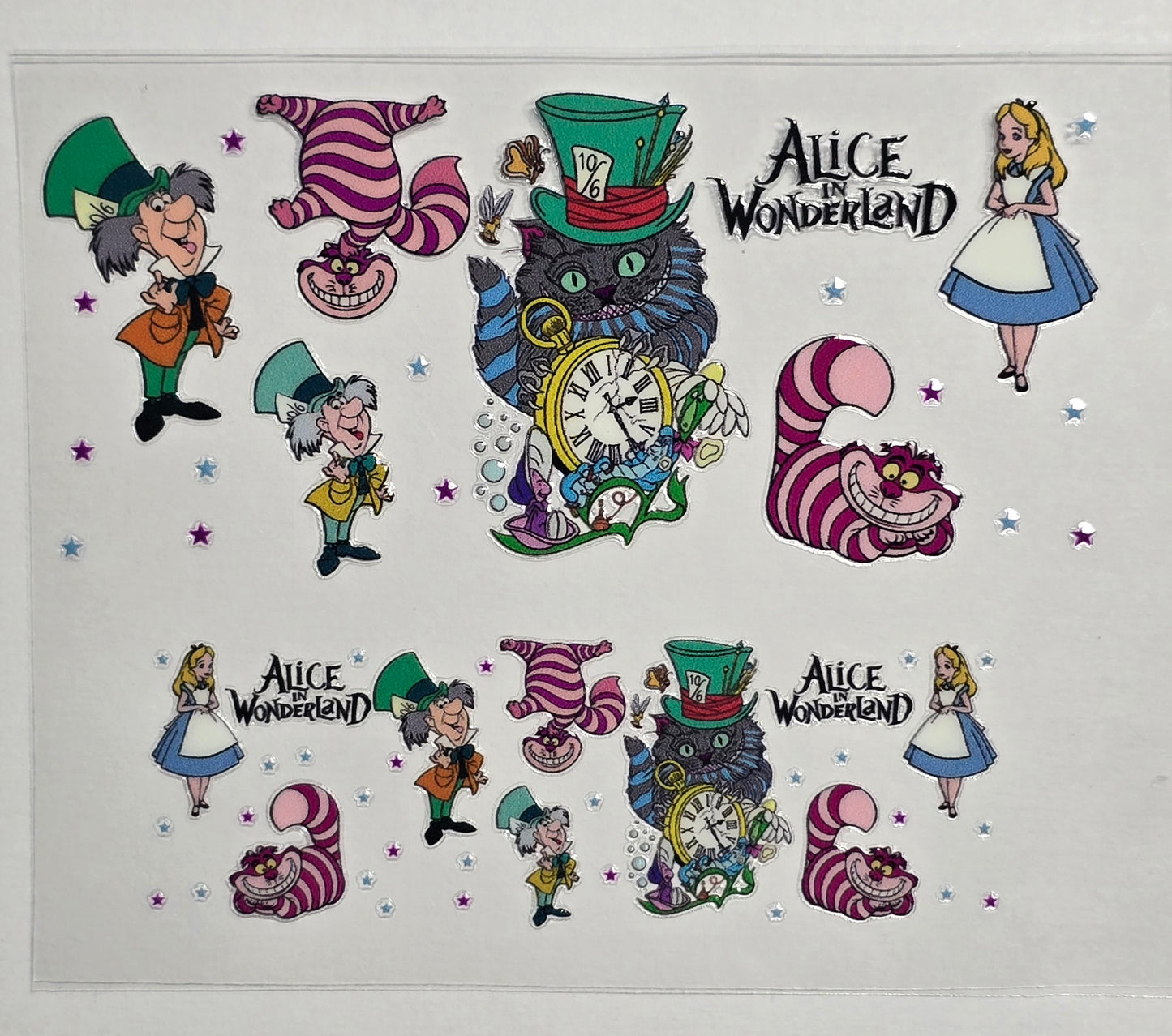 Mini Tumbler Keychain UV/DTF Wraps - Animation Alice - Multiple Designs Available