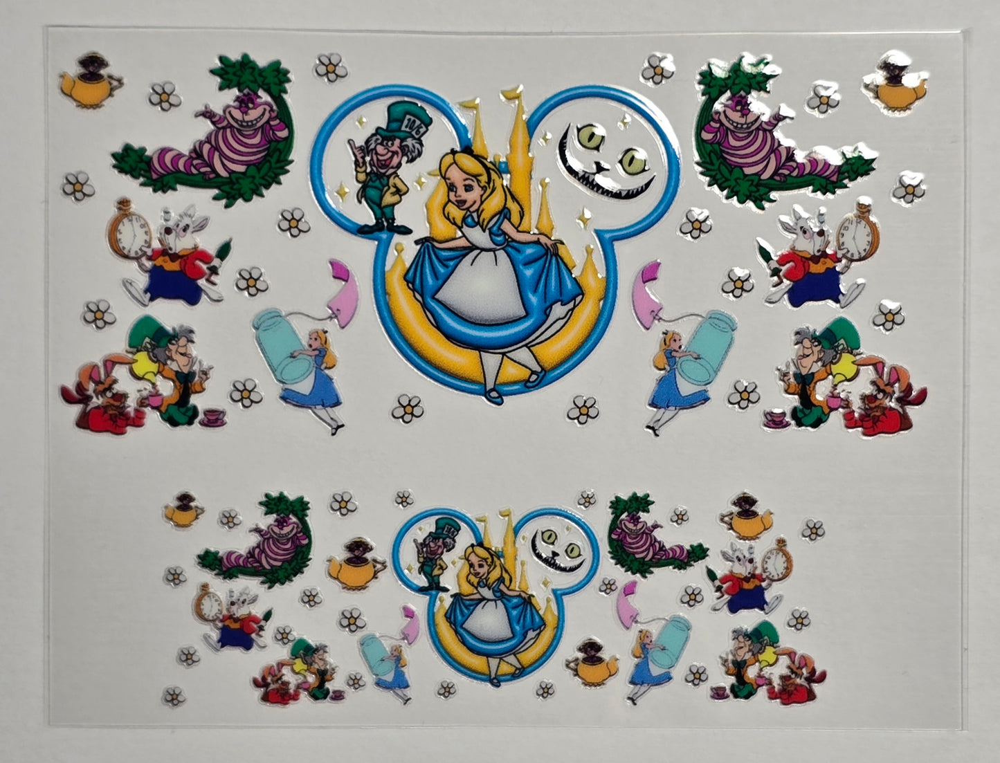 Mini Tumbler Keychain UV/DTF Wraps - Animation Alice - Multiple Designs Available