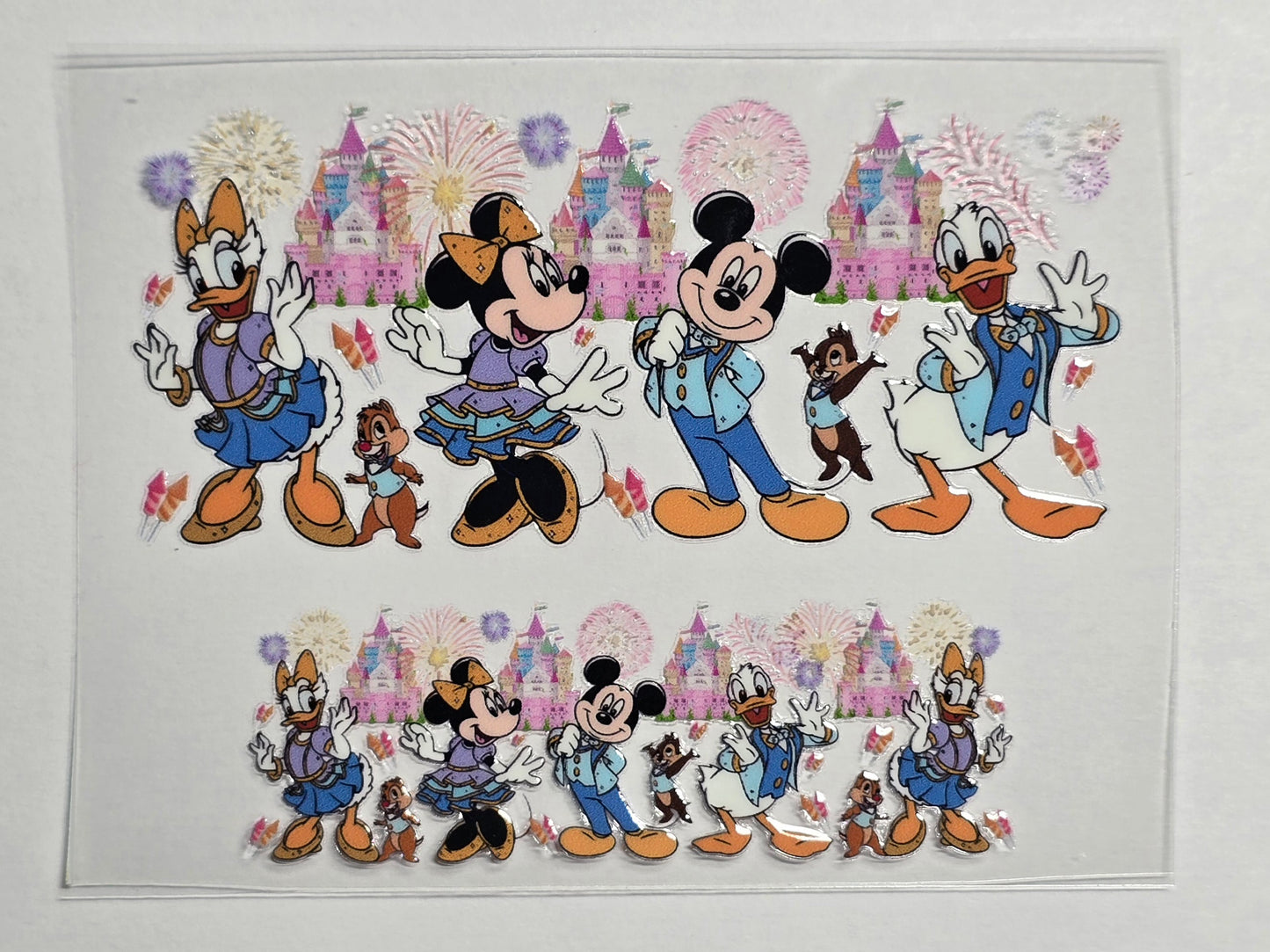 Mini Tumbler Keychain UV/DTF Wraps - Animation Mouse Clubhouse - Multiple Designs Available