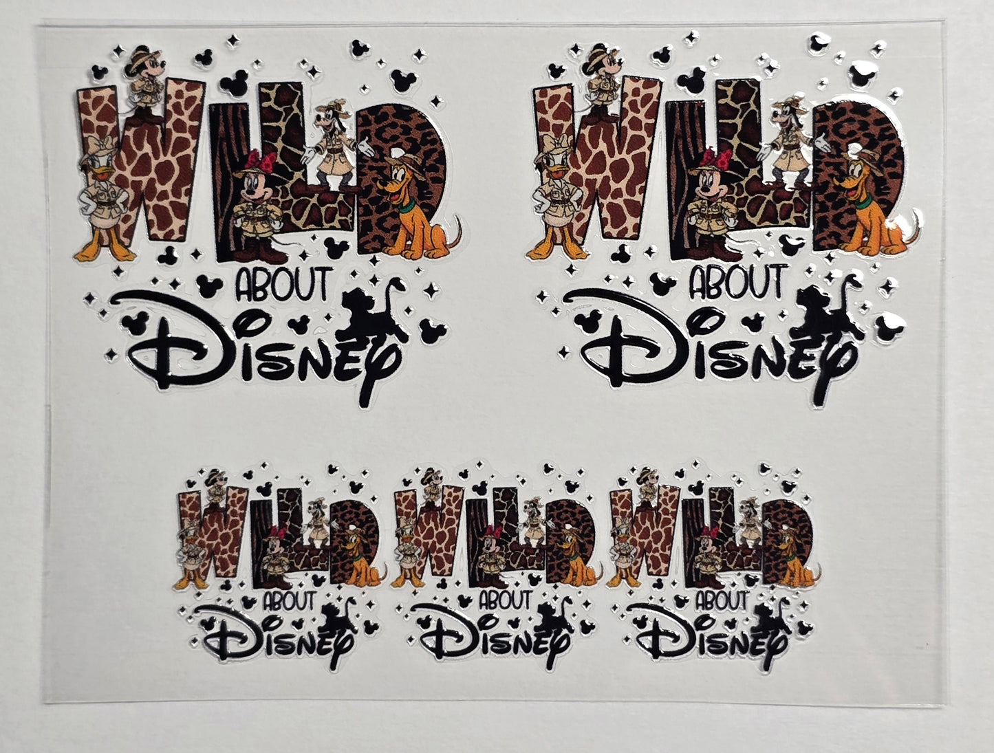 Mini Tumbler Keychain UV/DTF Wraps - Animation Mouse Clubhouse - Multiple Designs Available