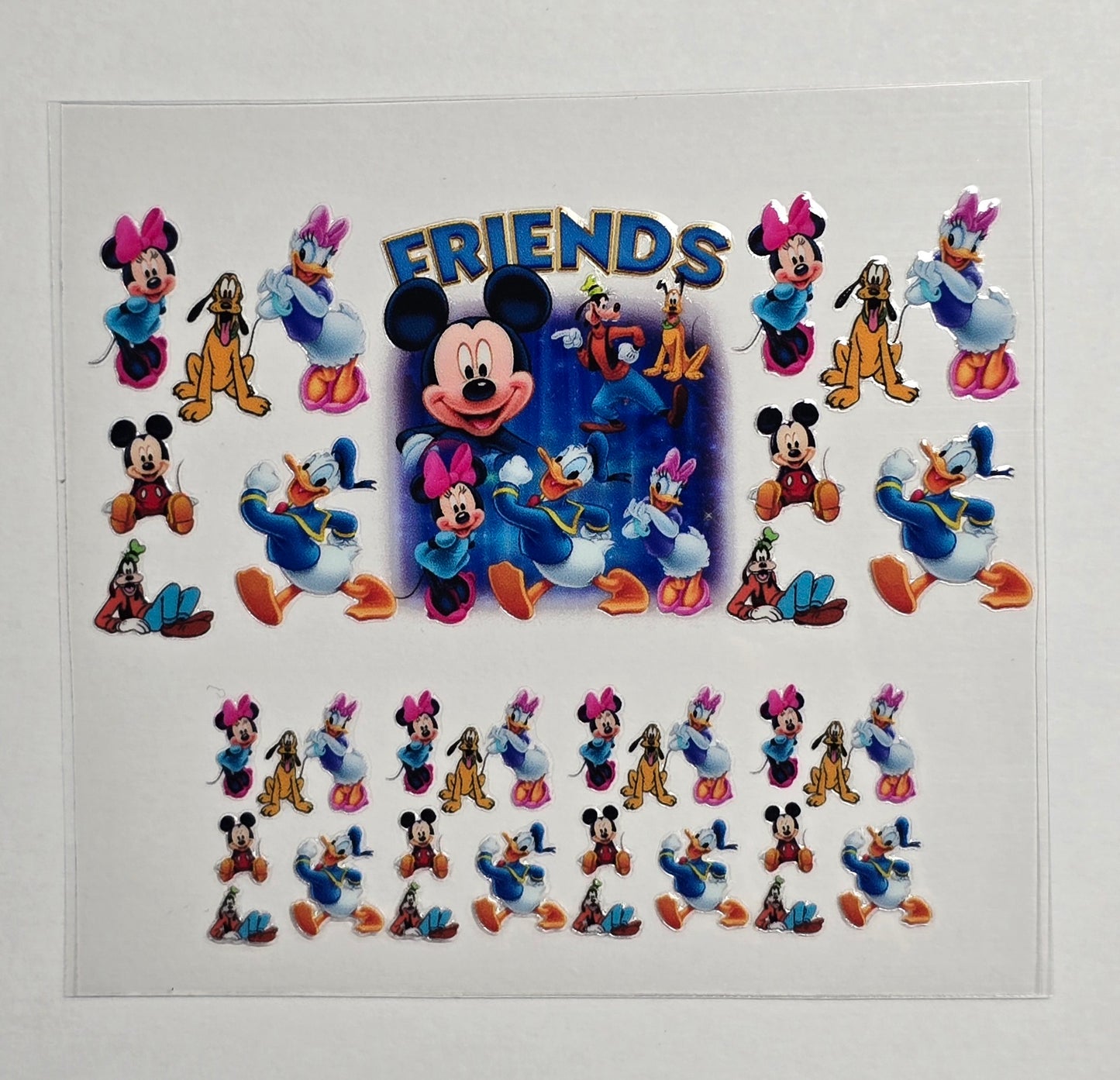 Mini Tumbler Keychain UV/DTF Wraps - Animation Mouse Clubhouse - Multiple Designs Available