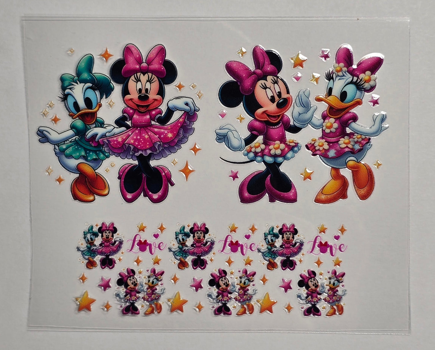 Mini Tumbler Keychain UV/DTF Wraps - Animation Mouse Clubhouse - Multiple Designs Available
