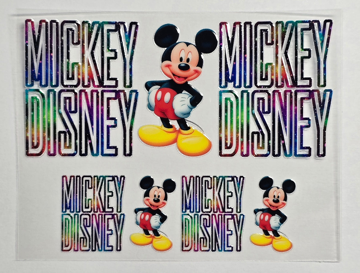 Mini Tumbler Keychain UV/DTF Wraps - Animation Mickey & Minnie - Multiple Designs Available