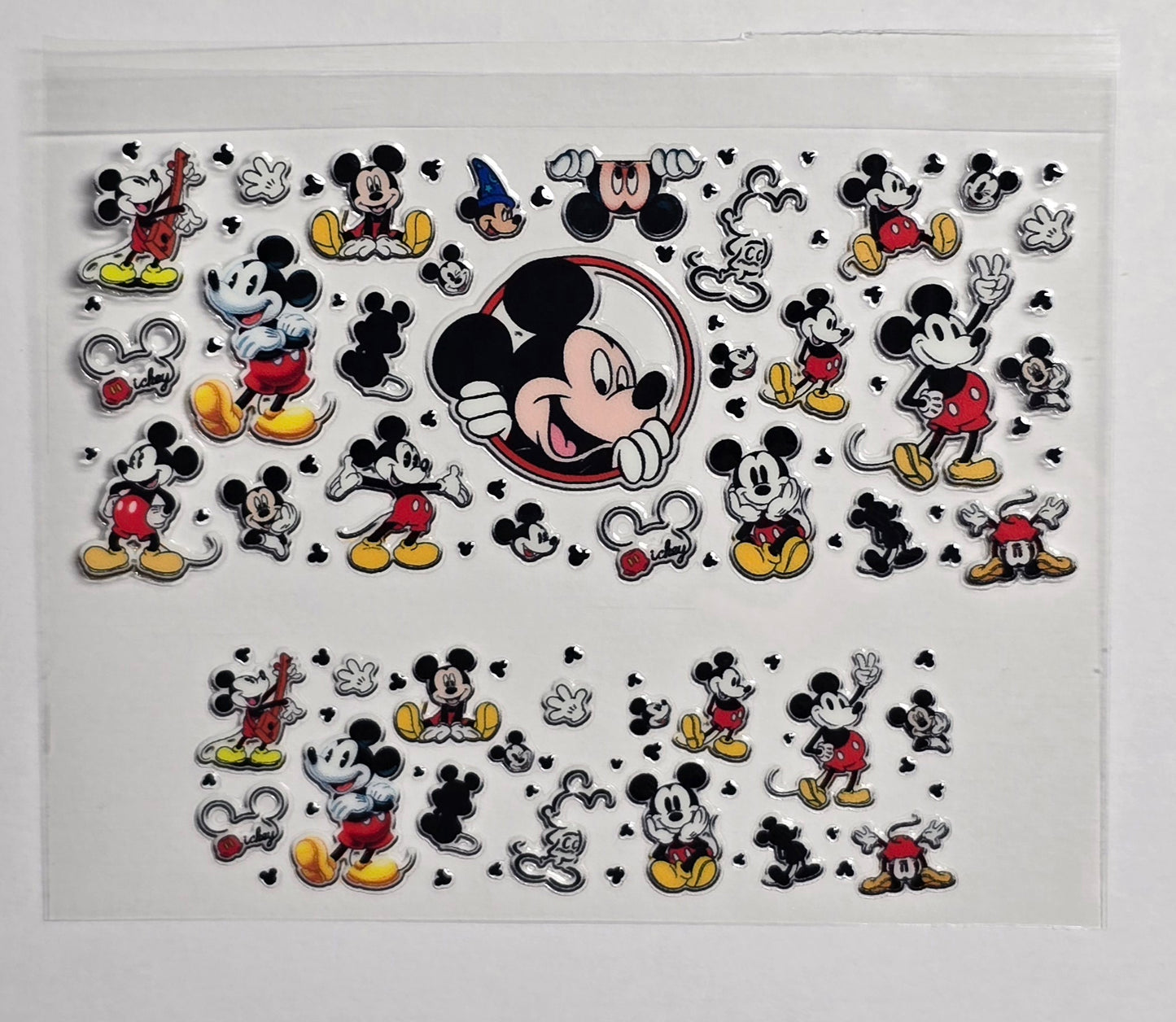 Mini Tumbler Keychain UV/DTF Wraps - Animation Mickey & Minnie - Multiple Designs Available