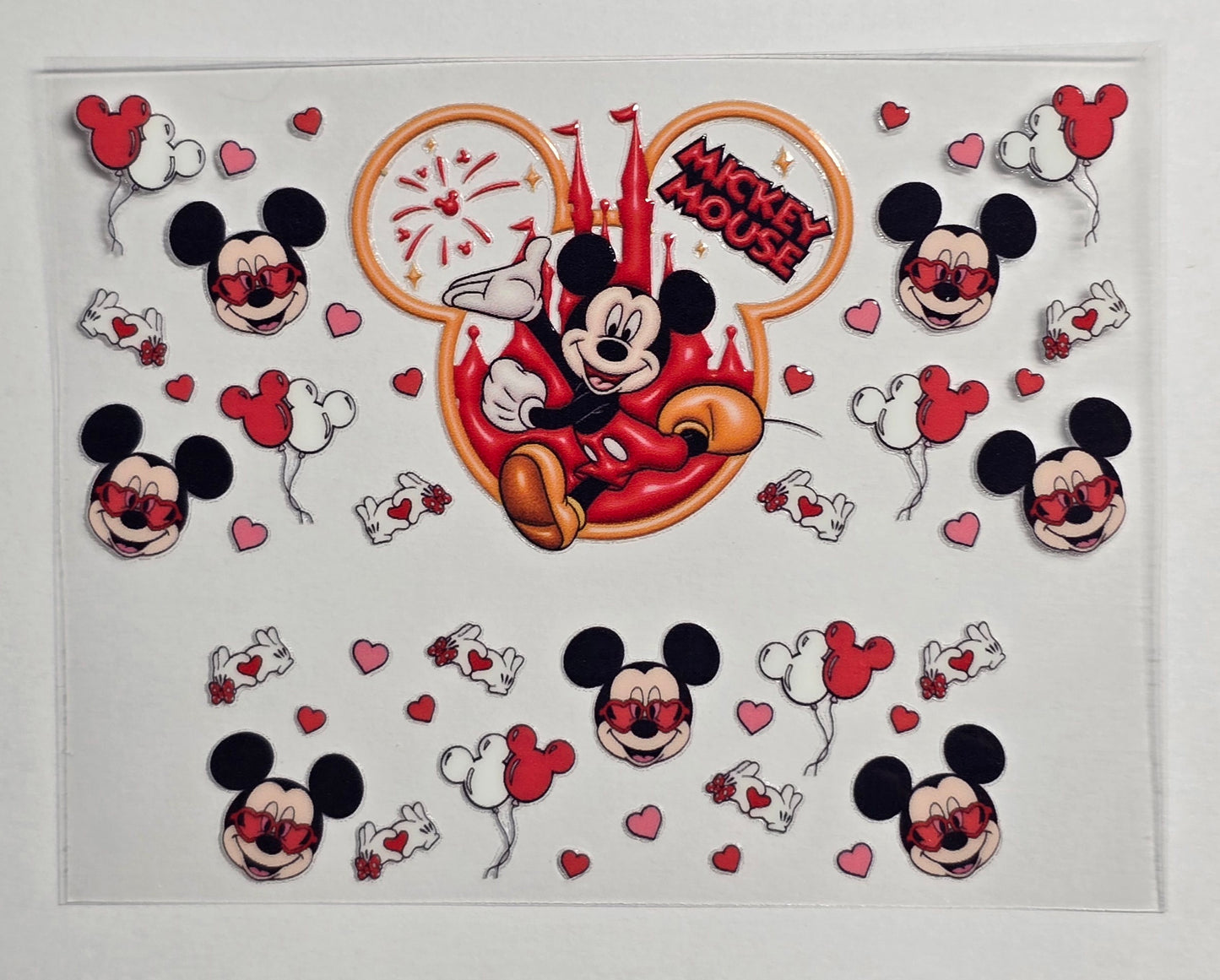 Mini Tumbler Keychain UV/DTF Wraps - Animation Mickey & Minnie - Multiple Designs Available