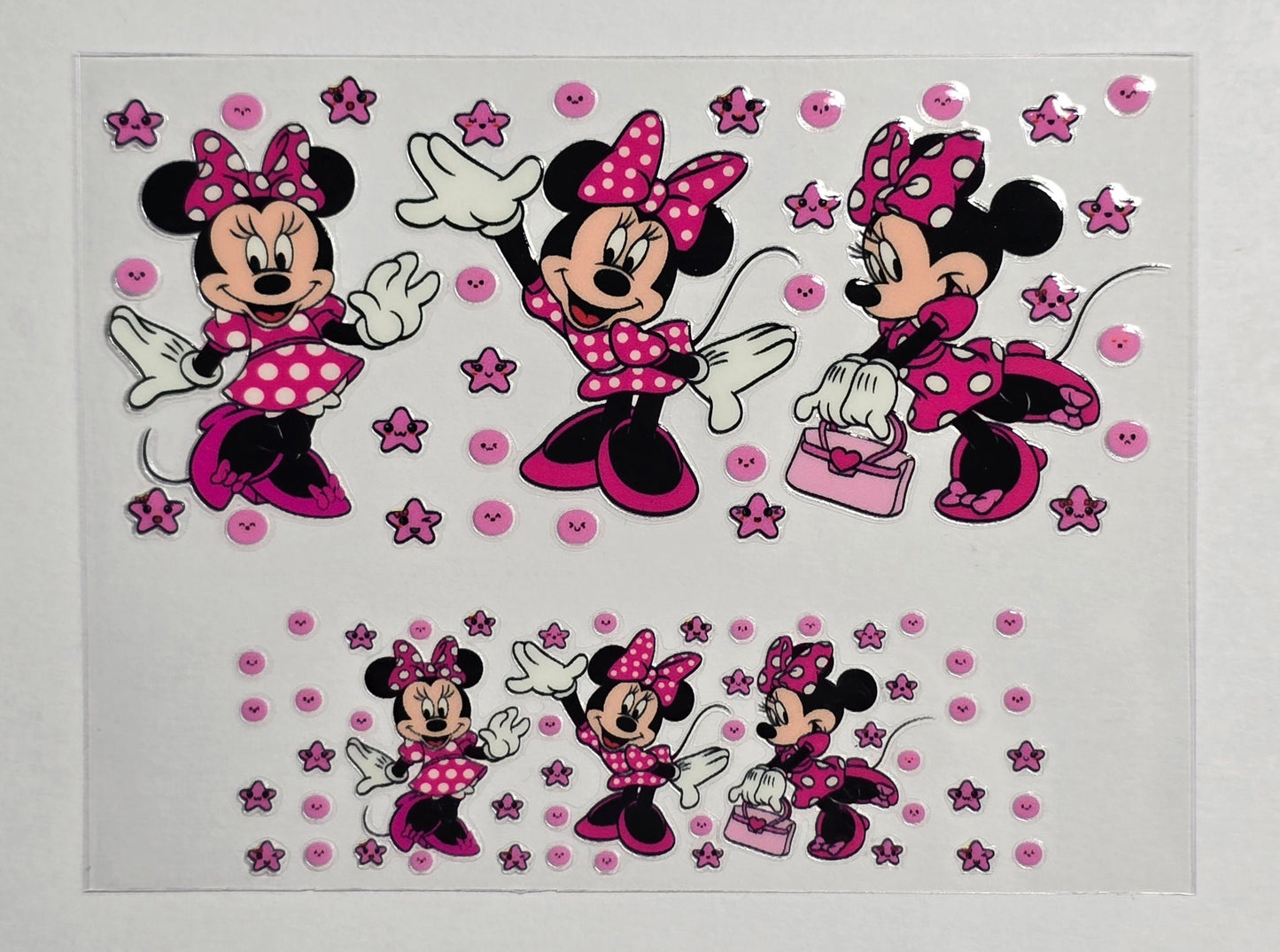 Mini Tumbler Keychain UV/DTF Wraps - Animation Mickey & Minnie - Multiple Designs Available