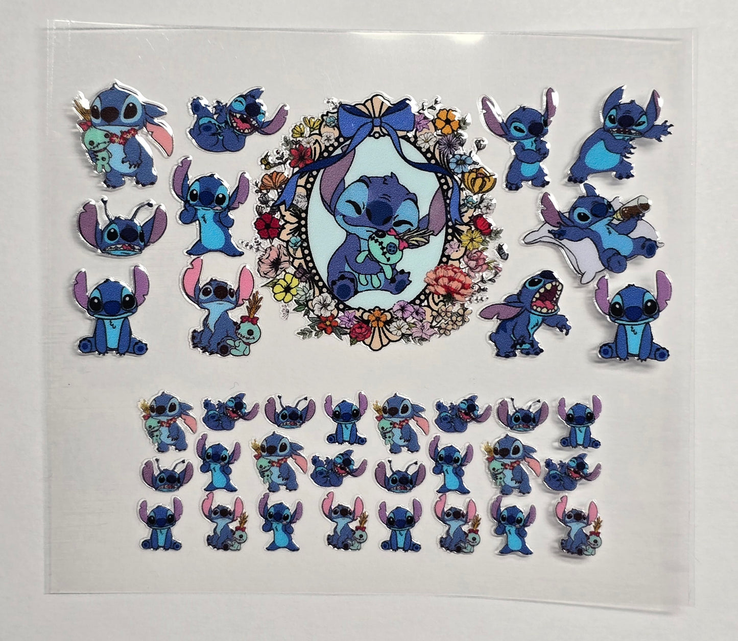 Mini Tumbler Keychain UV/DTF Wraps - Blue Alien 2 - Multiple Designs Available