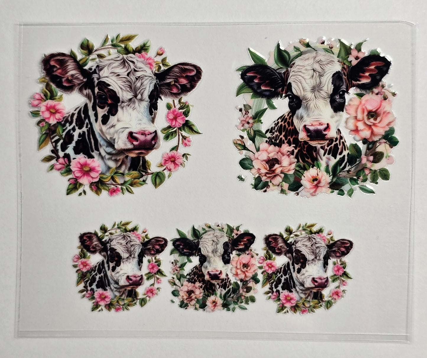 Mini Tumbler Keychain UV/DTF Wraps - Cows - Multiple Designs Available