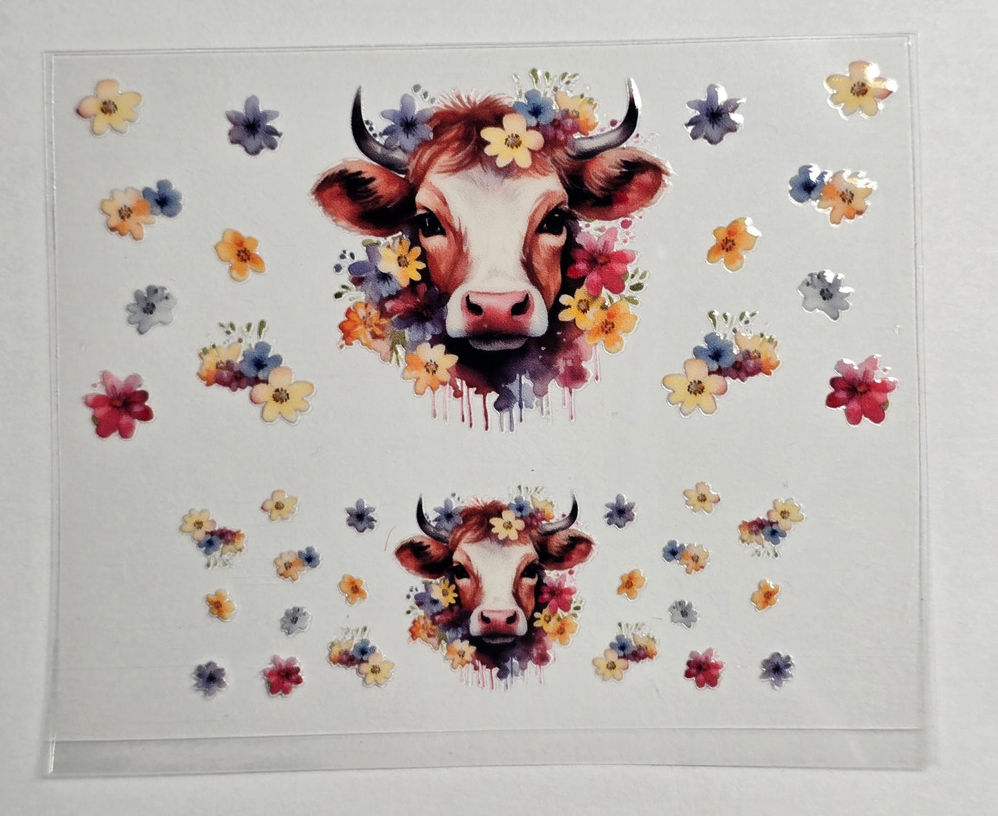 Mini Tumbler Keychain UV/DTF Wraps - Cows - Multiple Designs Available