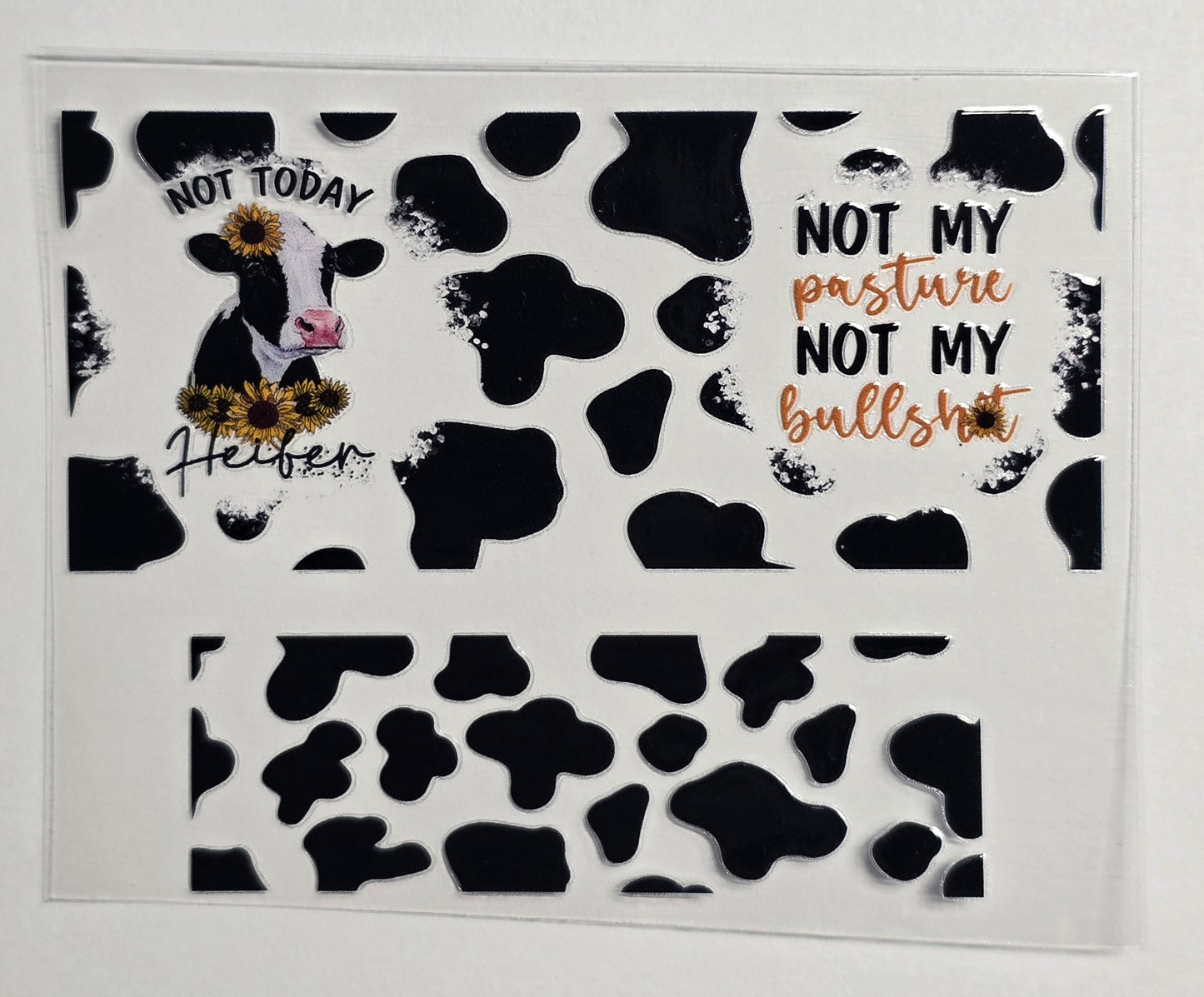 Mini Tumbler Keychain UV/DTF Wraps - Cows - Multiple Designs Available