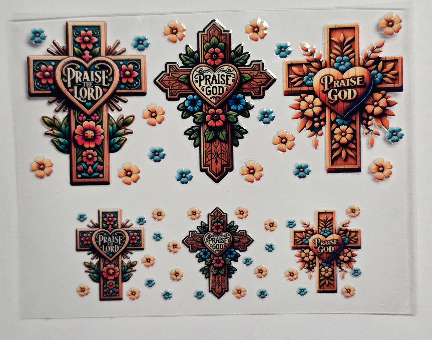 Mini Tumbler Keychain UV/DTF Wraps - Faith 2 - Multiple Designs Available