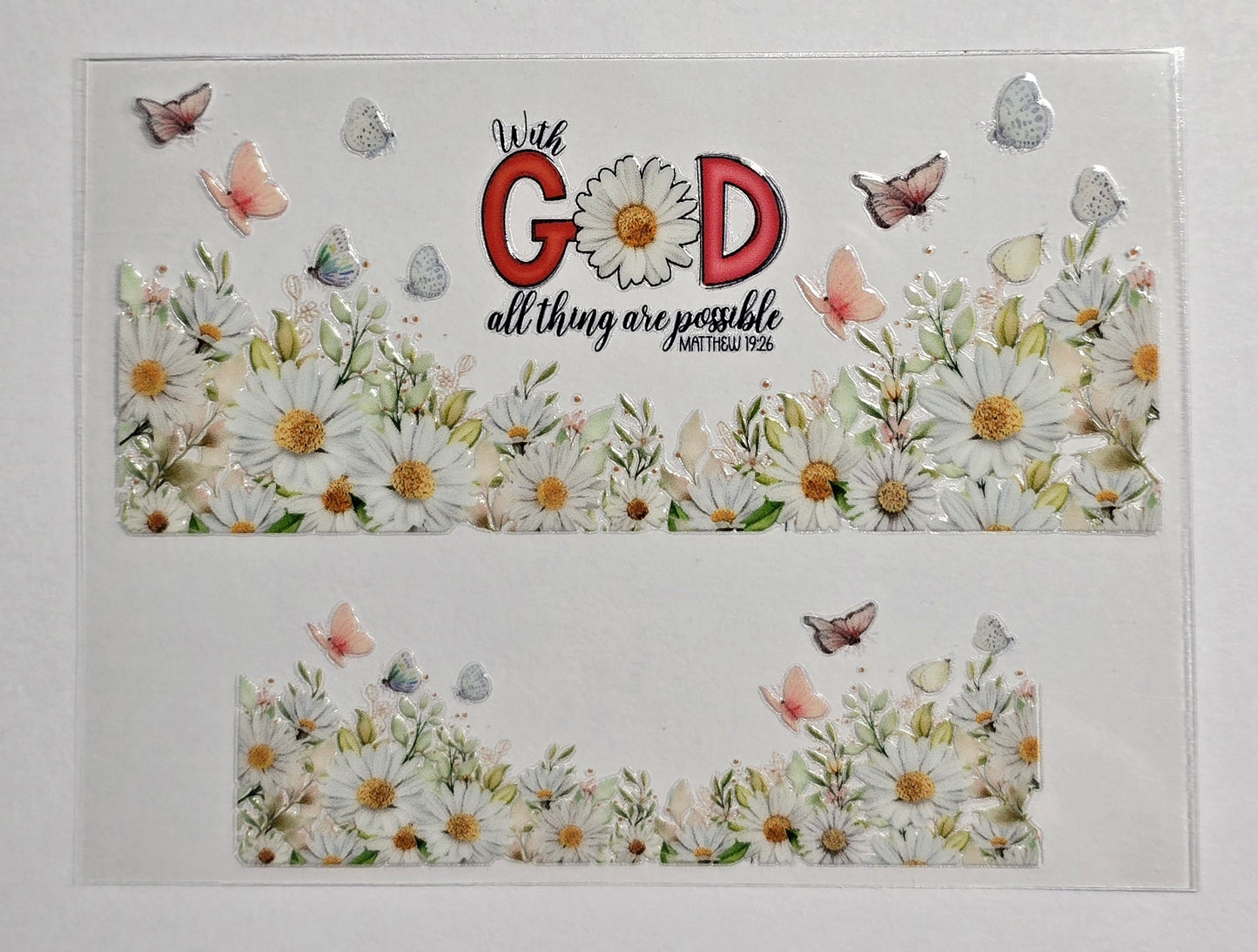 Mini Tumbler Keychain UV/DTF Wraps - Faith 2 - Multiple Designs Available