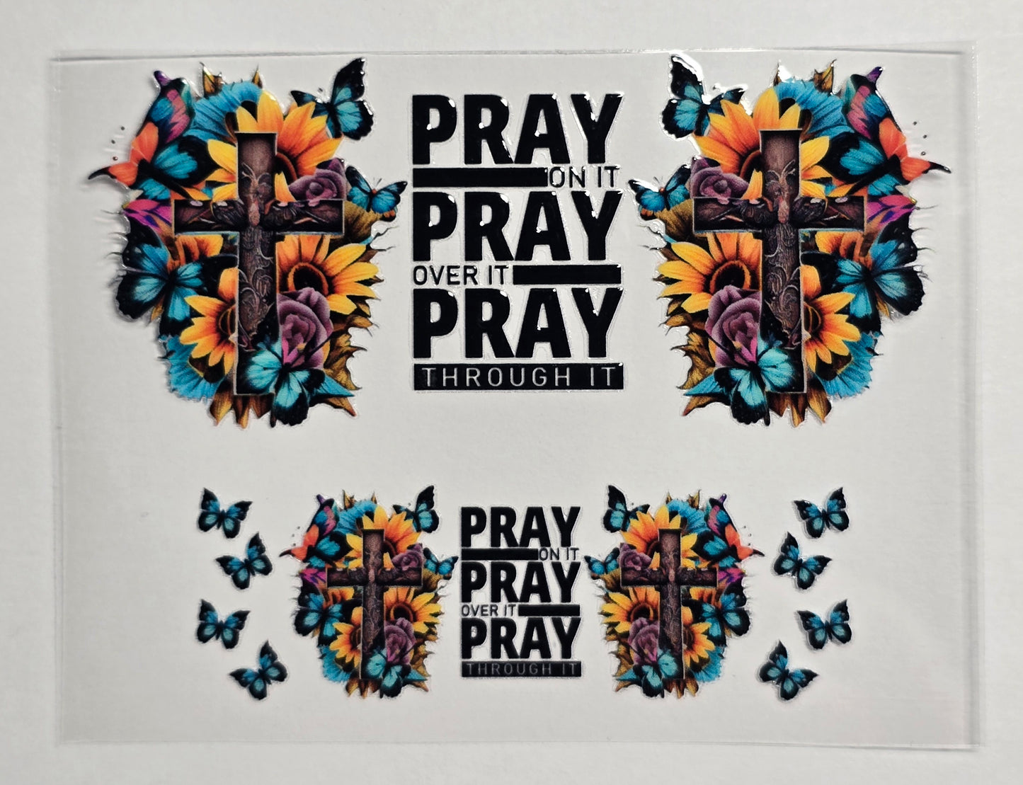 Mini Tumbler Keychain UV/DTF Wraps - Faith 2 - Multiple Designs Available