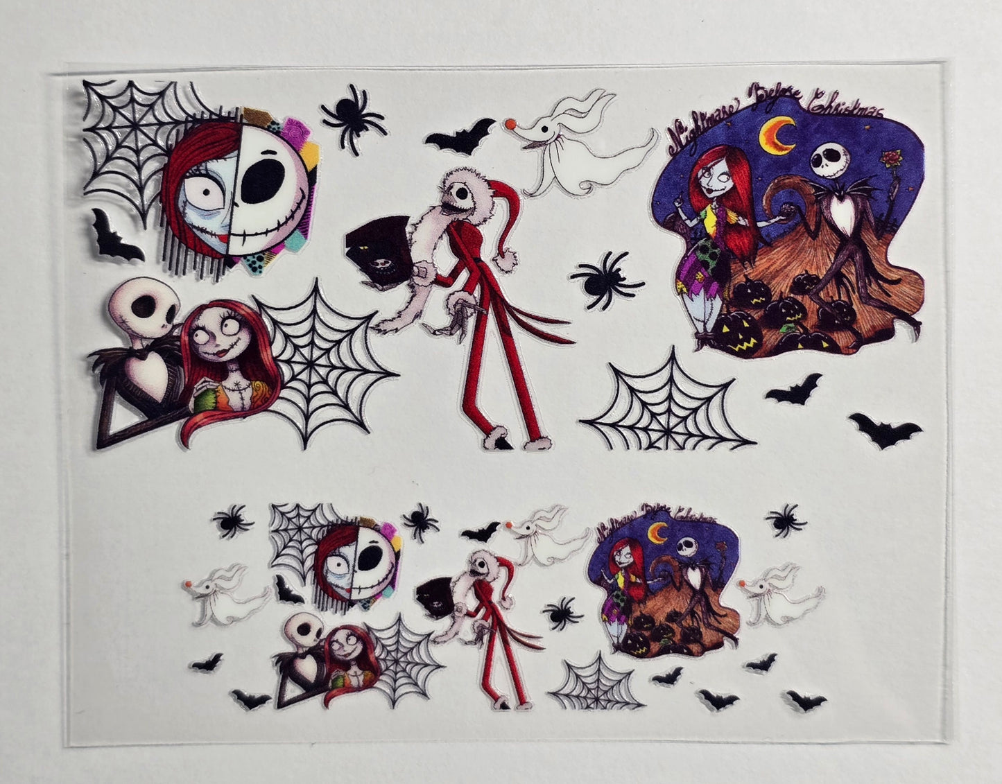 Mini Tumbler Keychain UV/DTF Wraps - Nightmare 2 - Multiple Designs Available