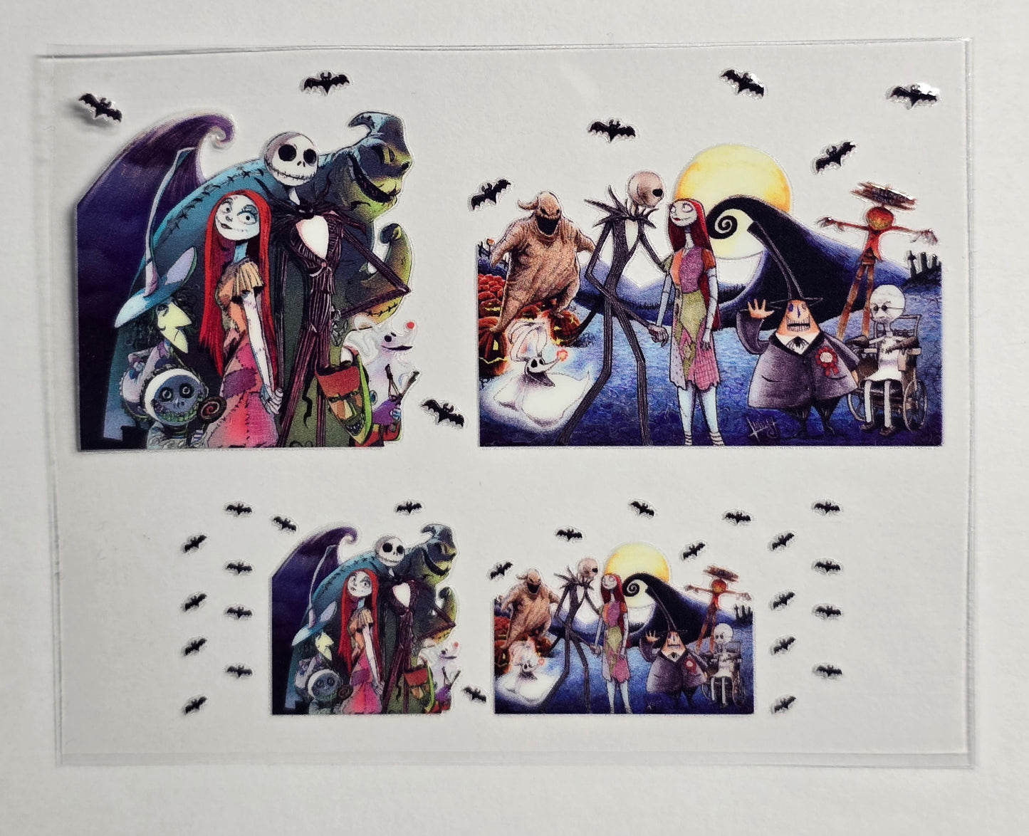 Mini Tumbler Keychain UV/DTF Wraps - Nightmare 2 - Multiple Designs Available