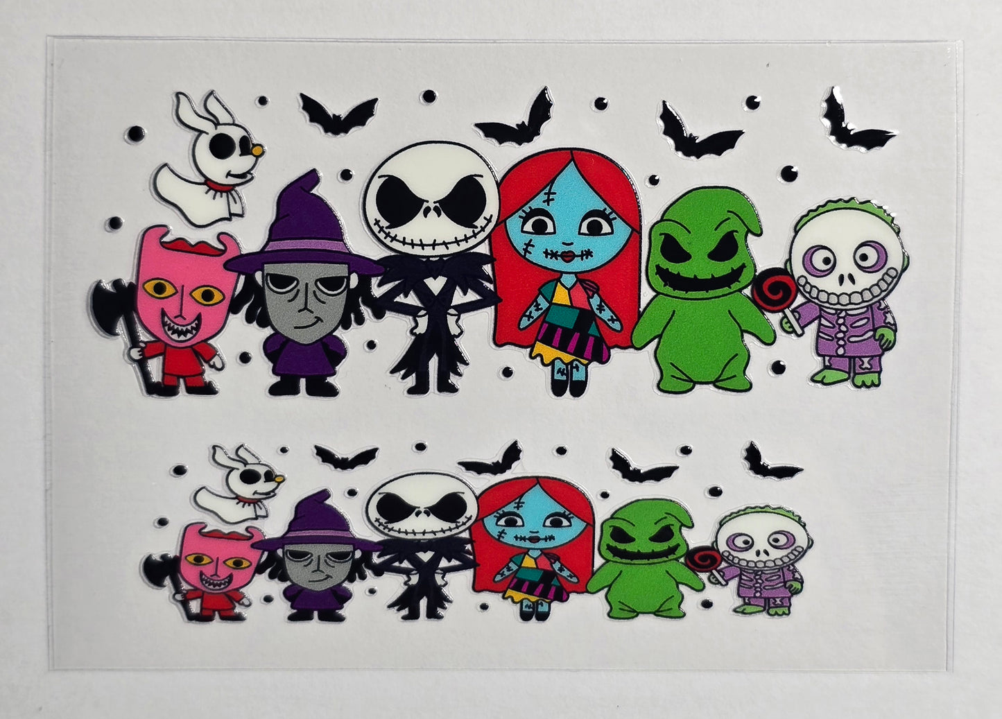 Mini Tumbler Keychain UV/DTF Wraps - Nightmare 2 - Multiple Designs Available