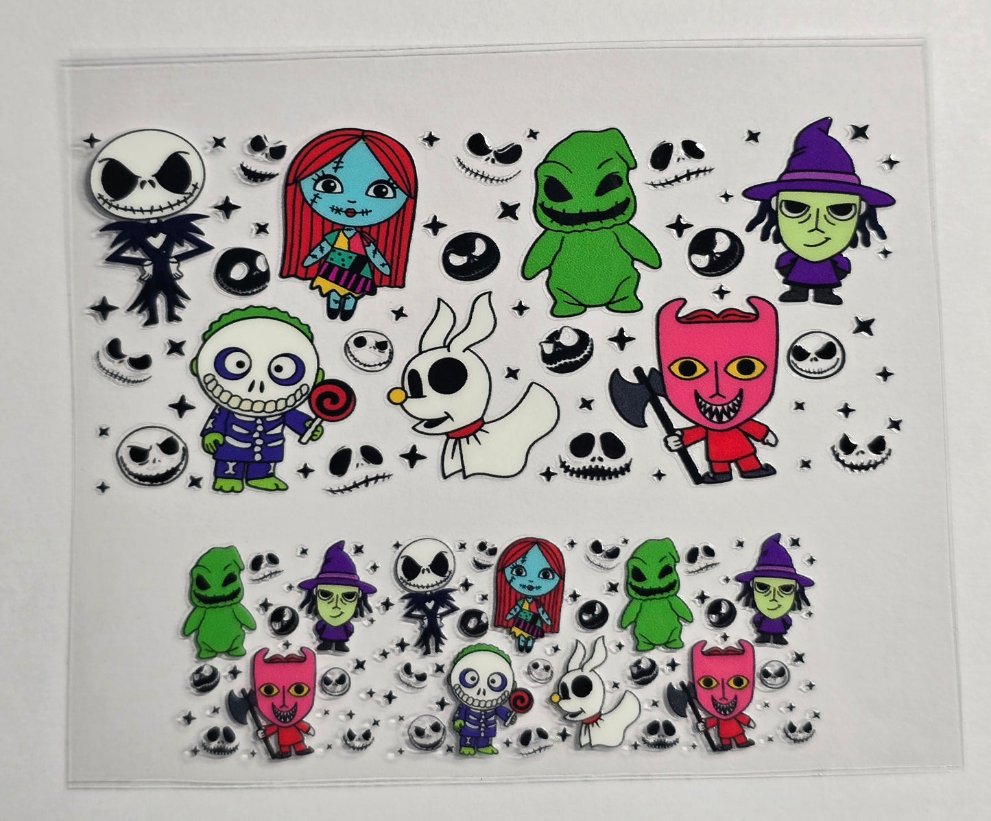 Mini Tumbler Keychain UV/DTF Wraps - Nightmare 2 - Multiple Designs Available