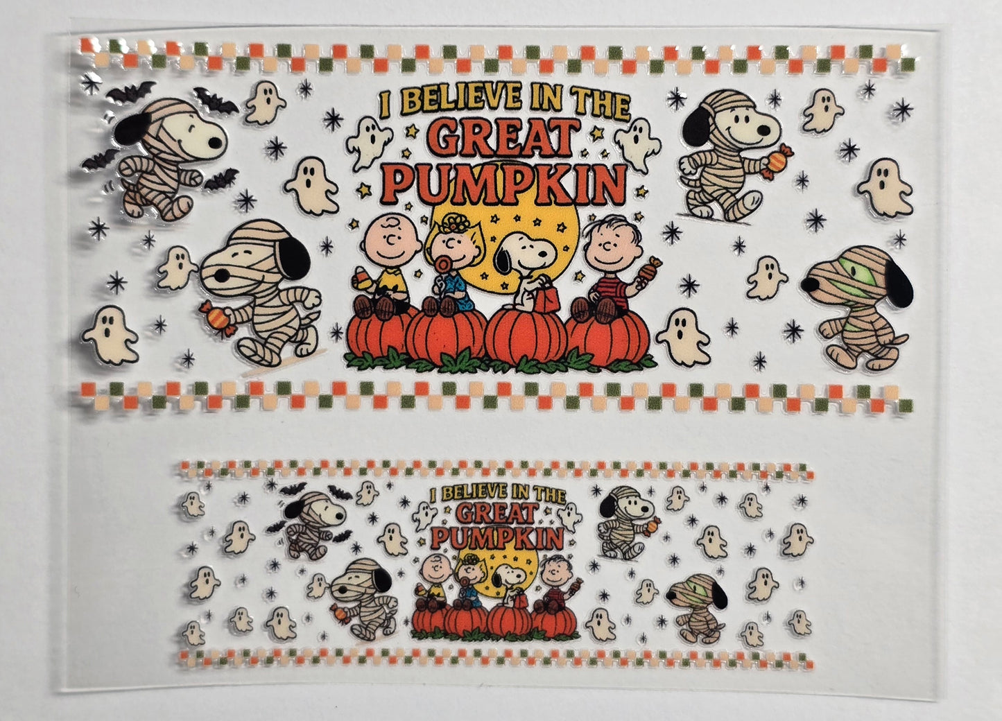 Mini Tumbler Keychain UV/DTF Wraps - Snoopy - Multiple Designs Available