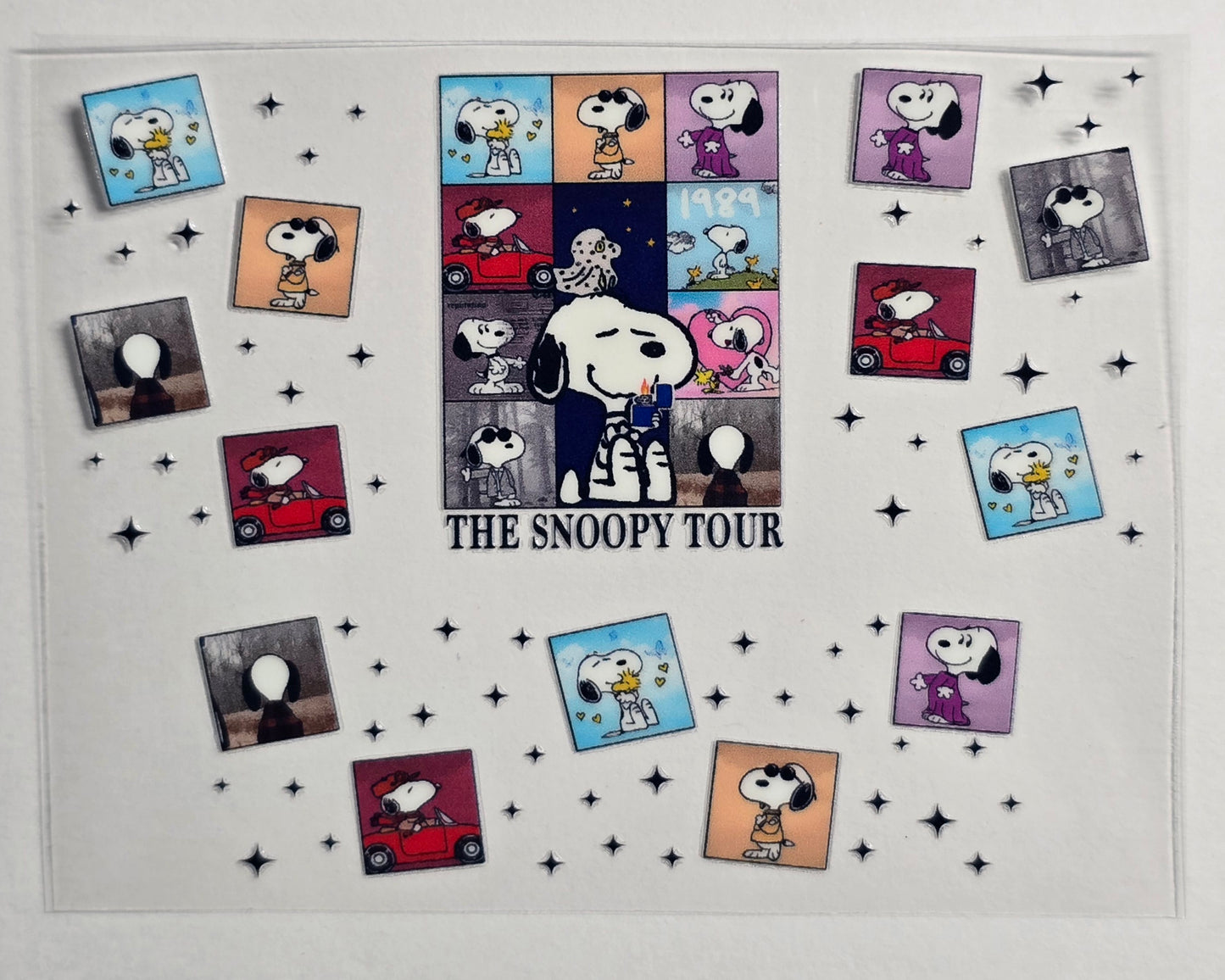 Mini Tumbler Keychain UV/DTF Wraps - Snoopy - Multiple Designs Available