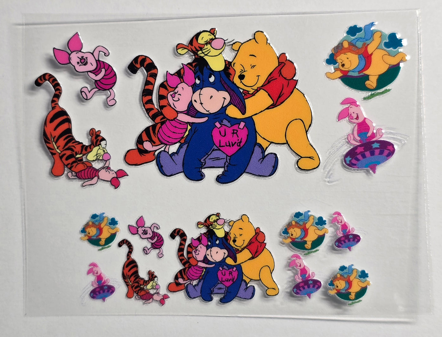 Mini Tumbler Keychain UV/DTF Wraps - Yellow Bear 1 - Multiple Designs Available