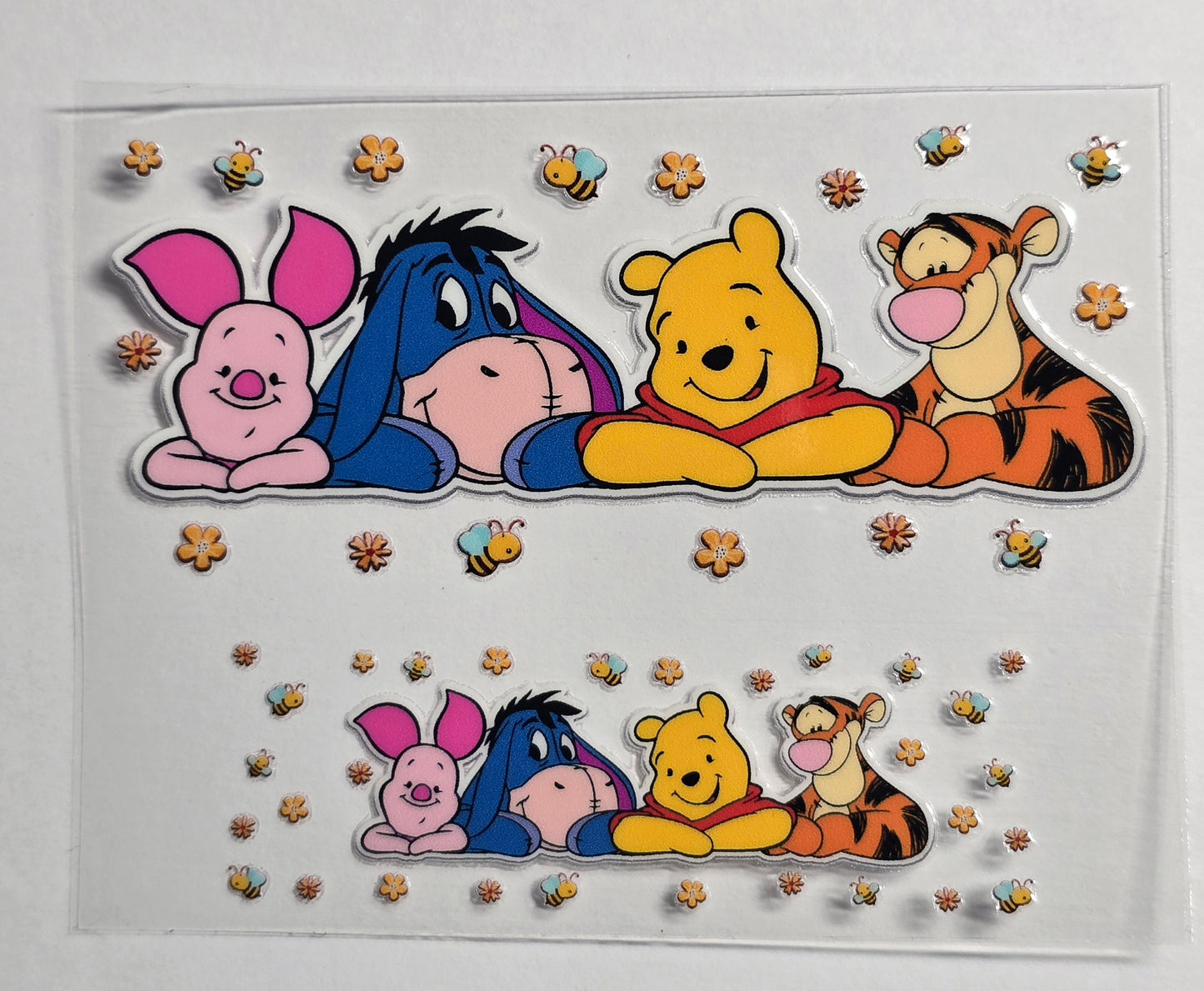 Mini Tumbler Keychain UV/DTF Wraps - Yellow Bear 1 - Multiple Designs Available