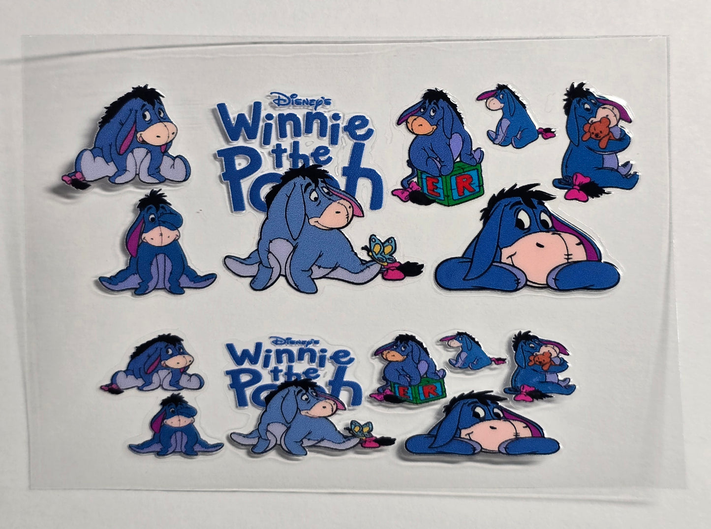 Mini Tumbler Keychain UV/DTF Wraps - Yellow Bear 2 - Multiple Designs Available